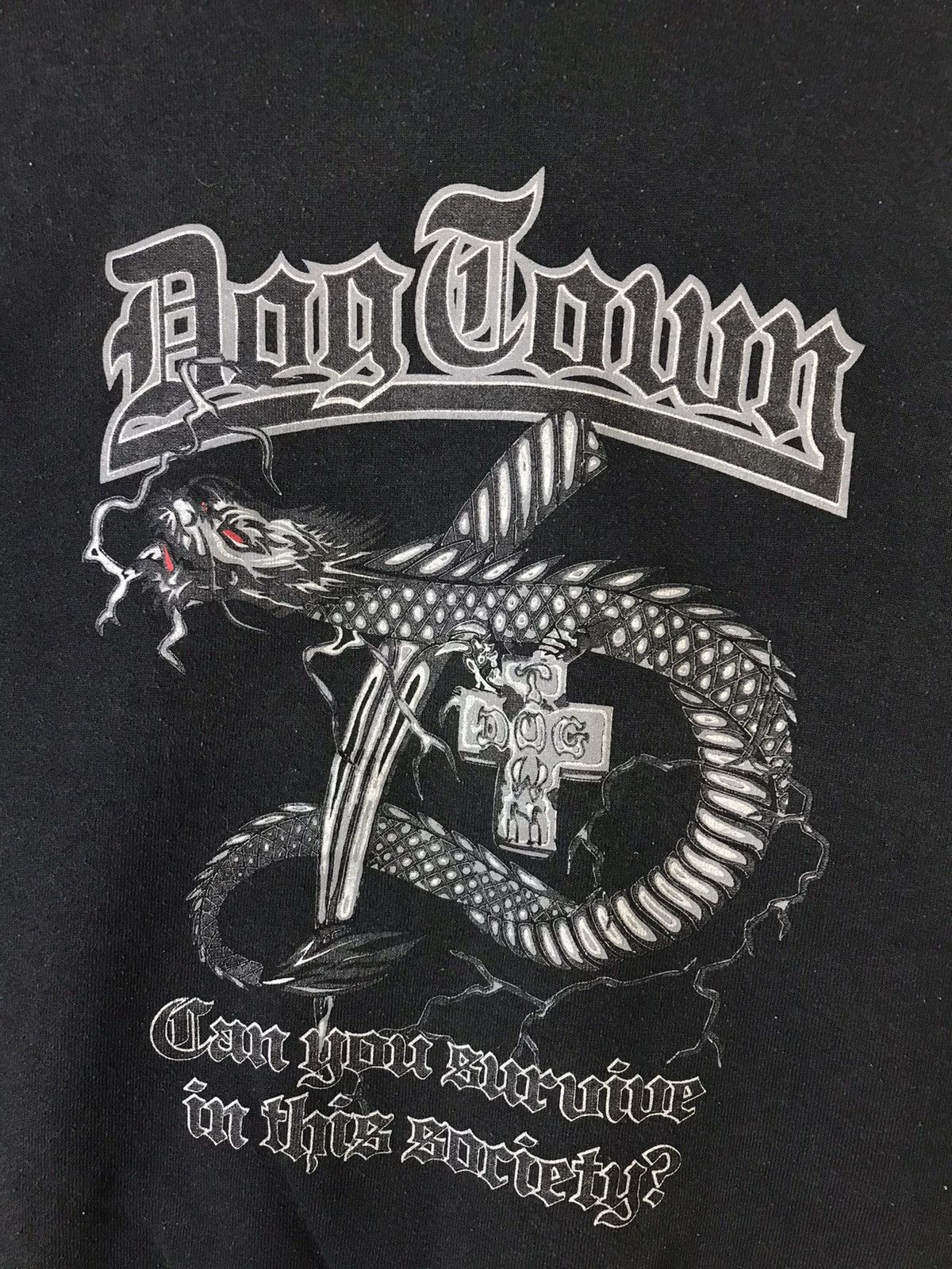 Dogtown × Vintage RARE❗️90s Dog Town Skateboard Sukajan Sweatshirt Size US L / EU 52-54 / 3 - 3 Thumbnail