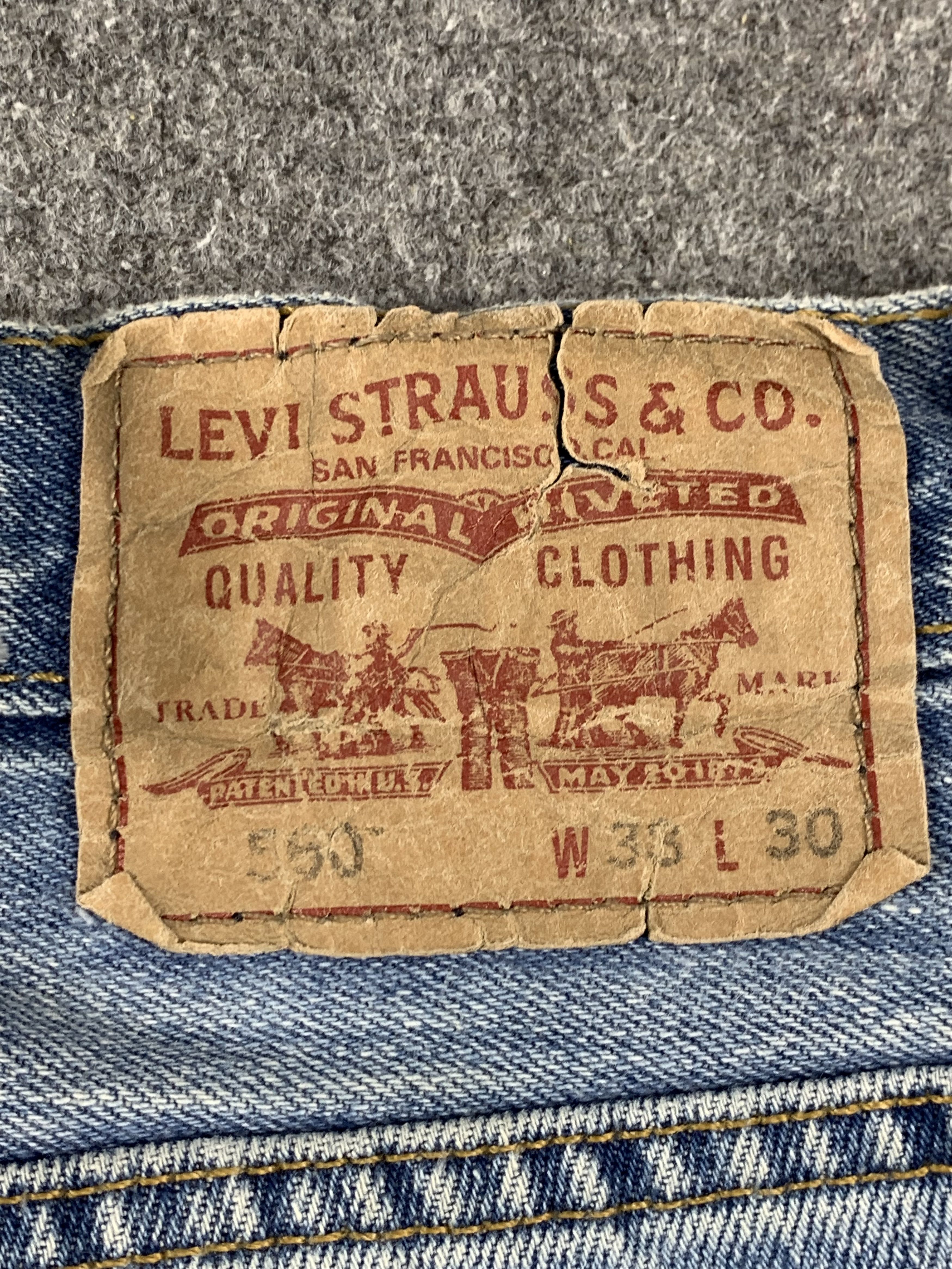 Levi's Vintage Levis 560 Light Wash Jeans DP2050 Size US 39 - 3 Thumbnail