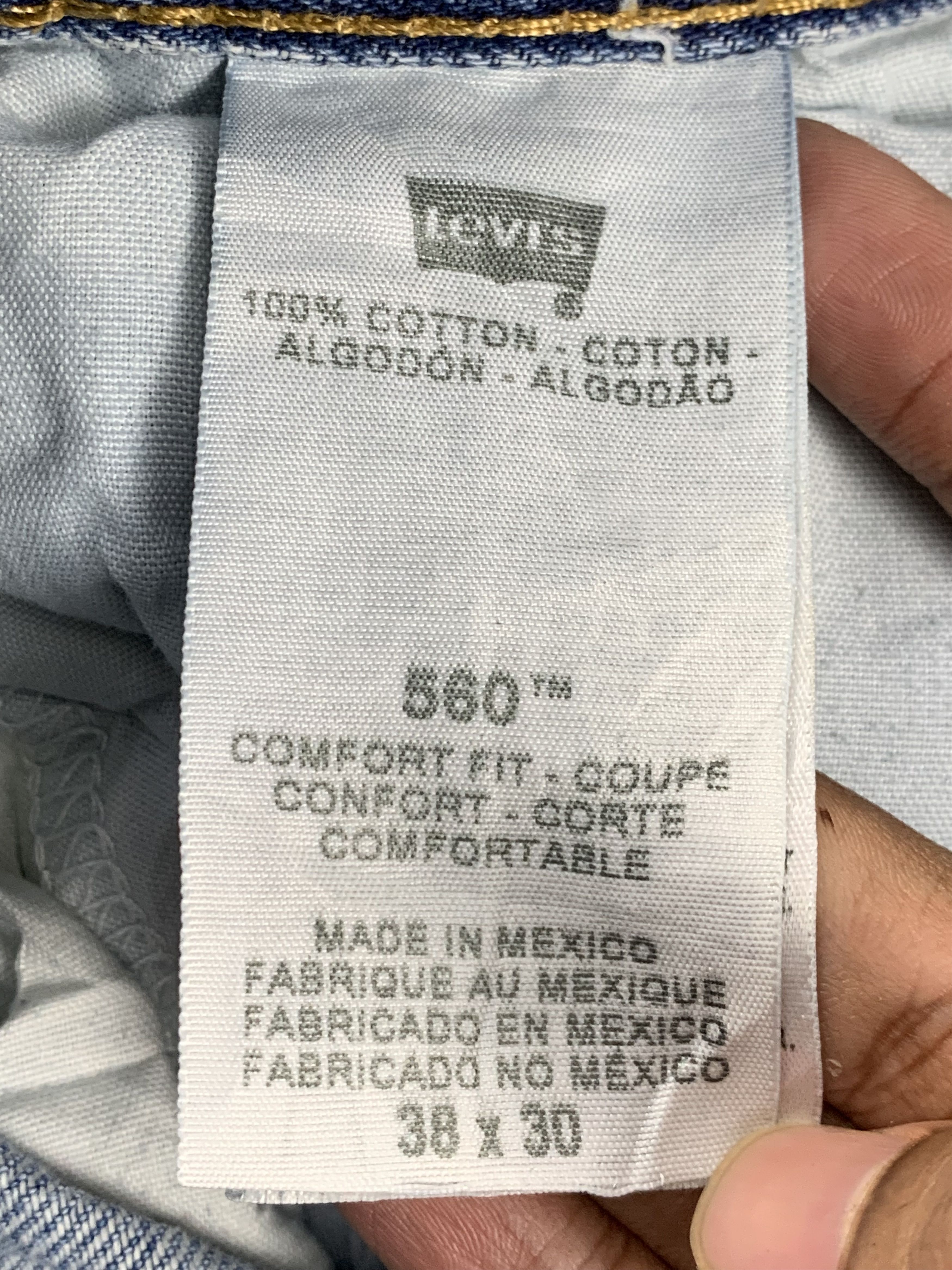 Levi's Vintage Levis 560 Light Wash Jeans DP2050 Size US 39 - 5 Thumbnail