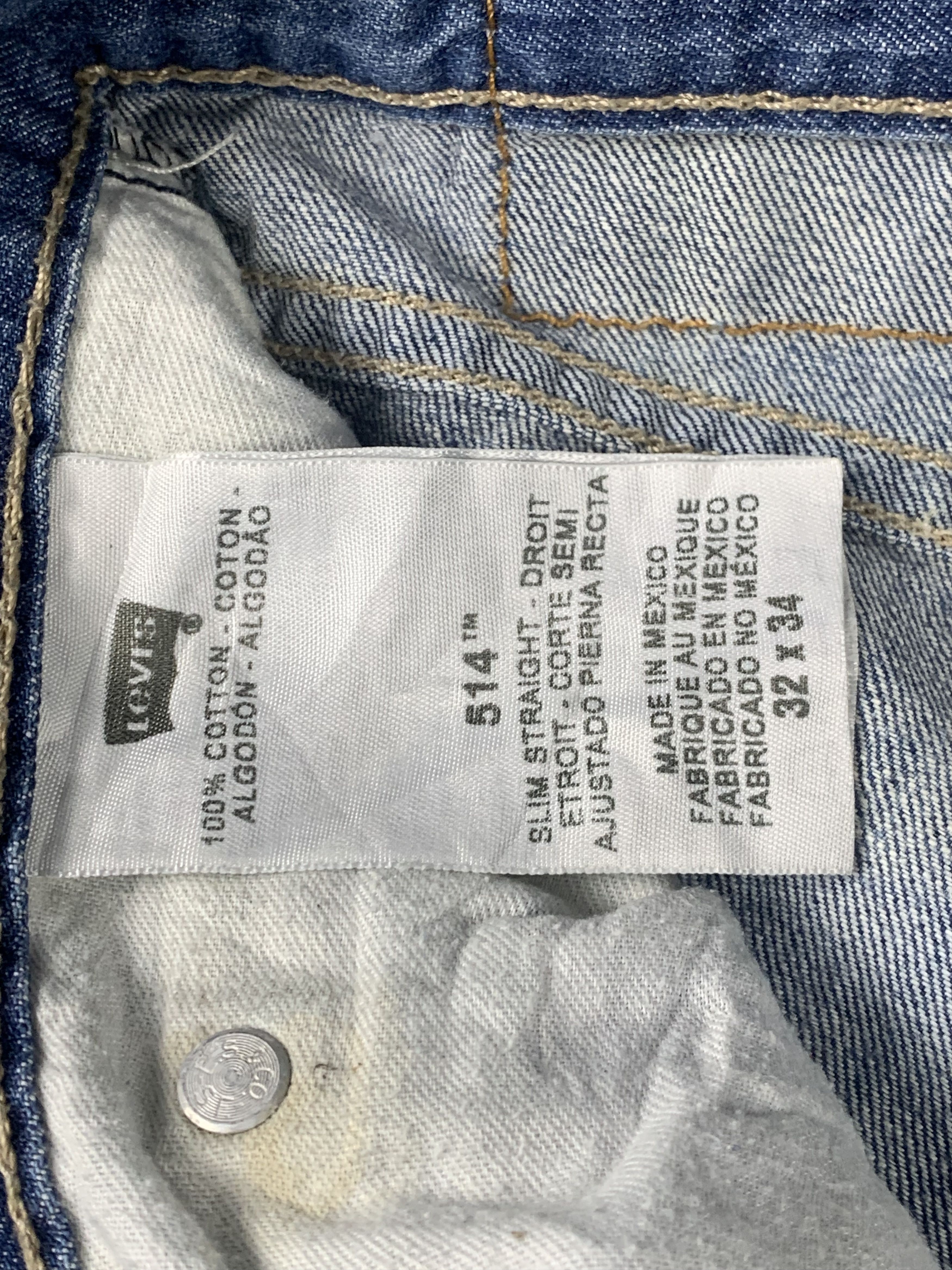 Levi's Vintage Levis 514 Faded Blue Jeans DP2052 Size US 32 / EU 48 - 7 Thumbnail