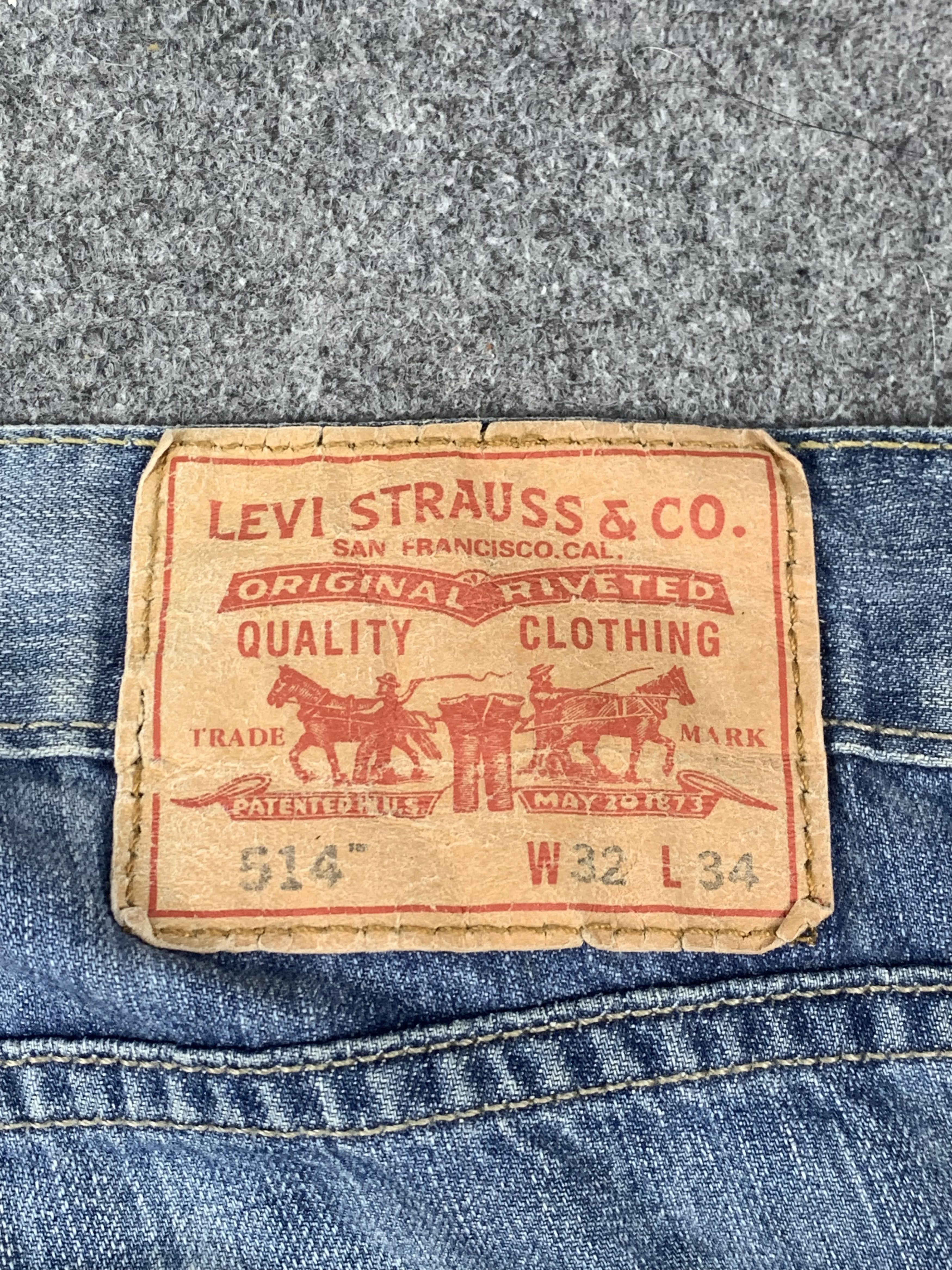Levi's Vintage Levis 514 Faded Blue Jeans DP2052 Size US 32 / EU 48 - 5 Thumbnail