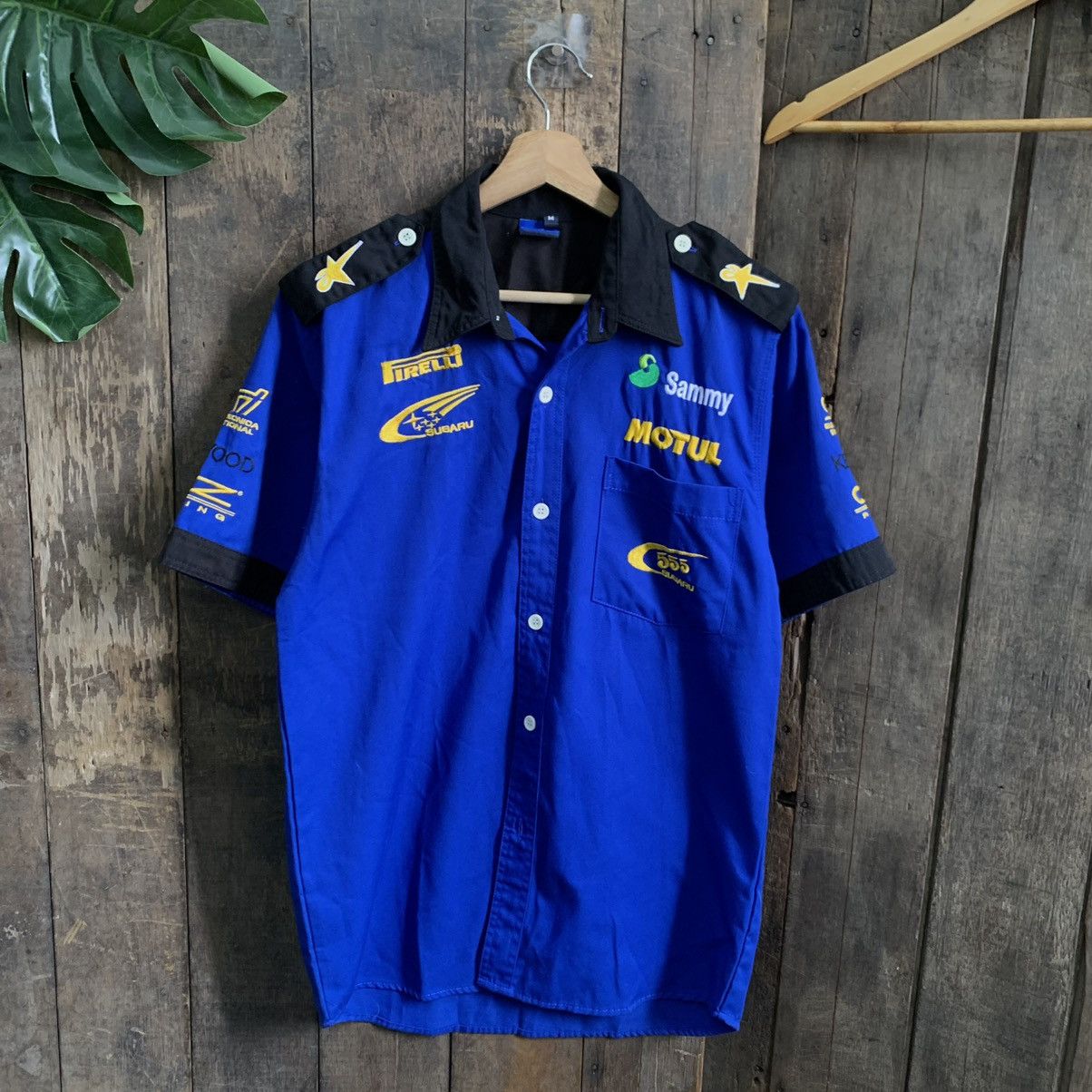 Subaru World Rally Team Button Up Racing Shirt