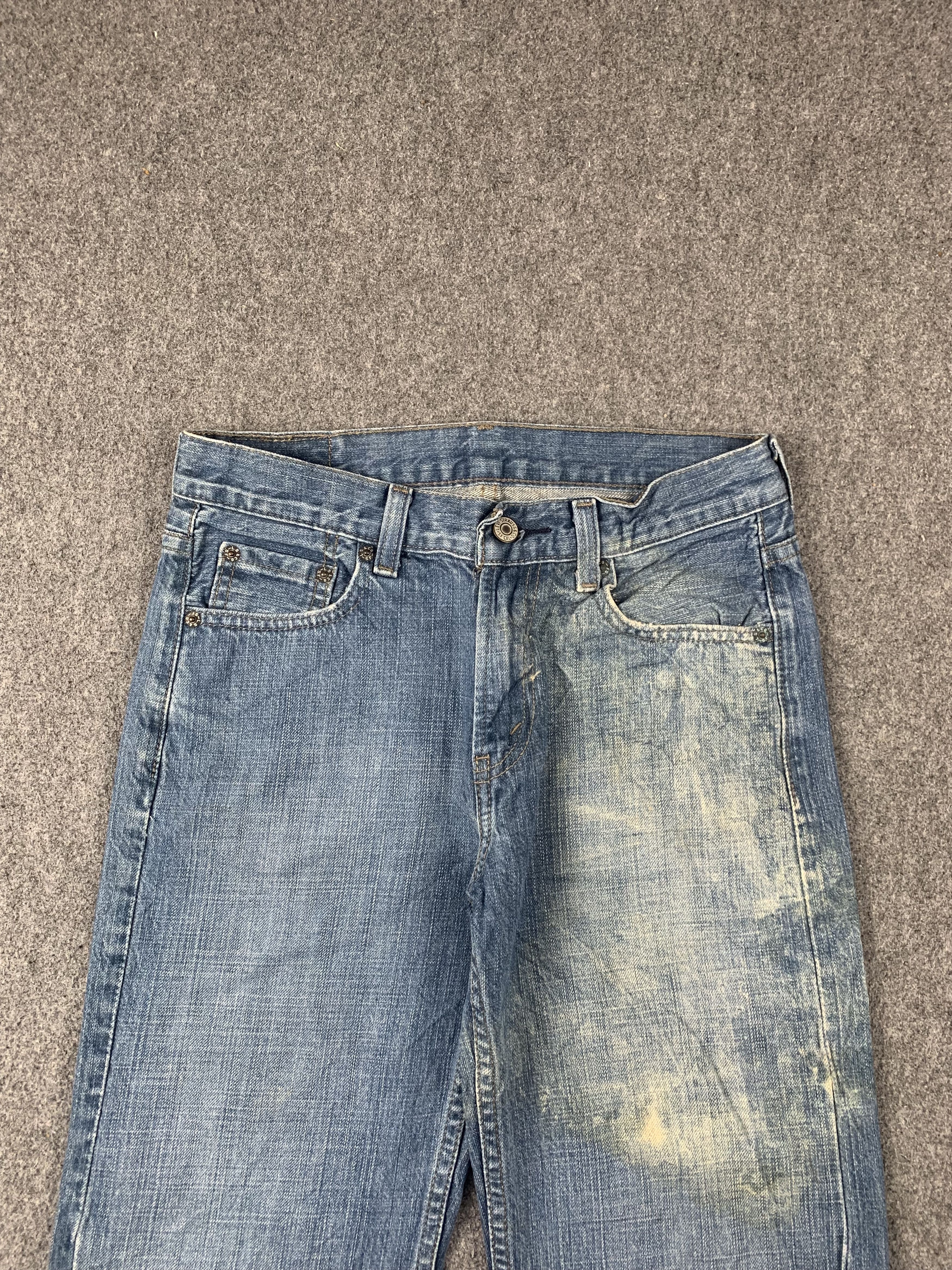 Levi's Vintage Levis 550 Faded Blue Jeans DP2054 Size US 27 - 2 Thumbnail
