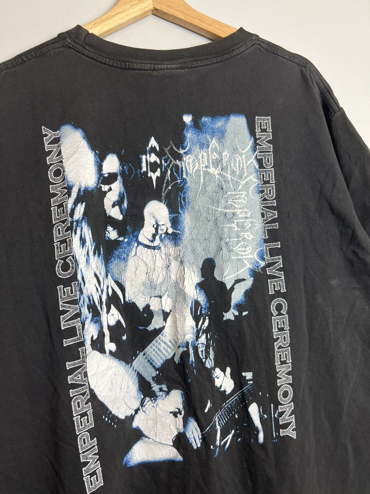 Band Tees Rare 00s Emperor Emperial Ceremony Vintage Band Metal Tee Size US XL / EU 56 / 4 - 4 Thumbnail