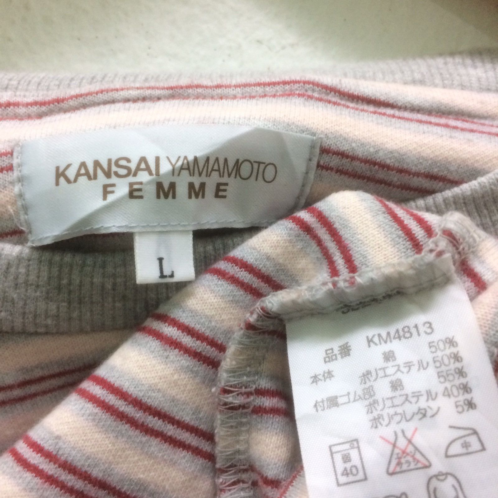 Kansai Yamamoto Vintage Kansai Yamamoto Femme Sweatshirts Size US L / EU 52-54 / 3 - 4 Thumbnail