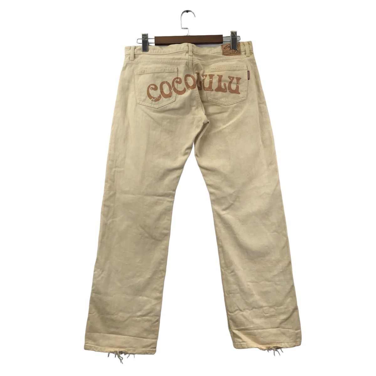 Vintage COCO LULU Factory Western Design Khaki Denim Pant