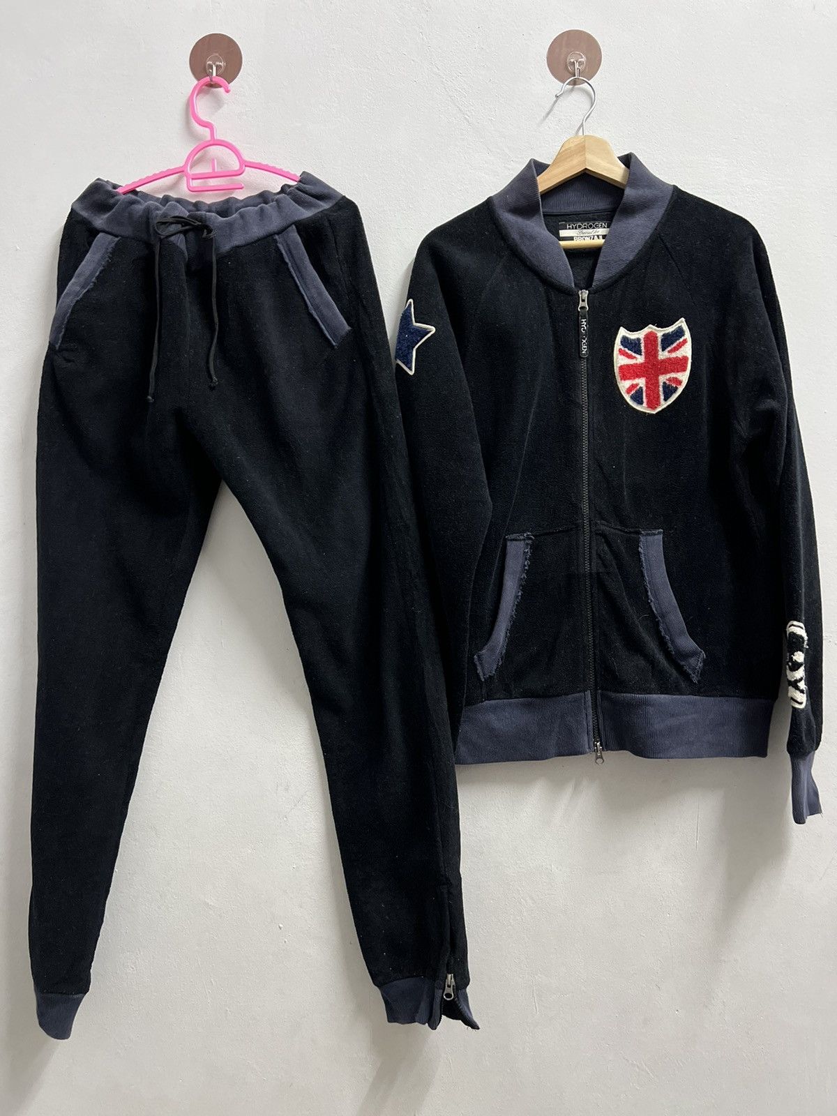 HYDROGEN × Vintage Hydrogen vintage zipper set jacket embroidery logo Size US XL / EU 56 / 4 - 6 Thumbnail