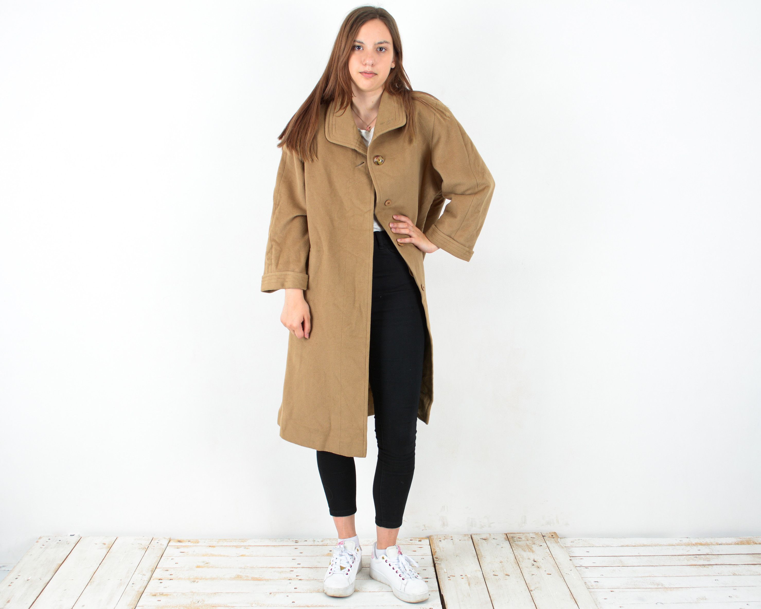 Other × Vintage HENSEL & MORTENSEN Merino Wool Coat Jacket Overcoat VTG Size M / US 6-8 / IT 42-44 - 2 Thumbnail