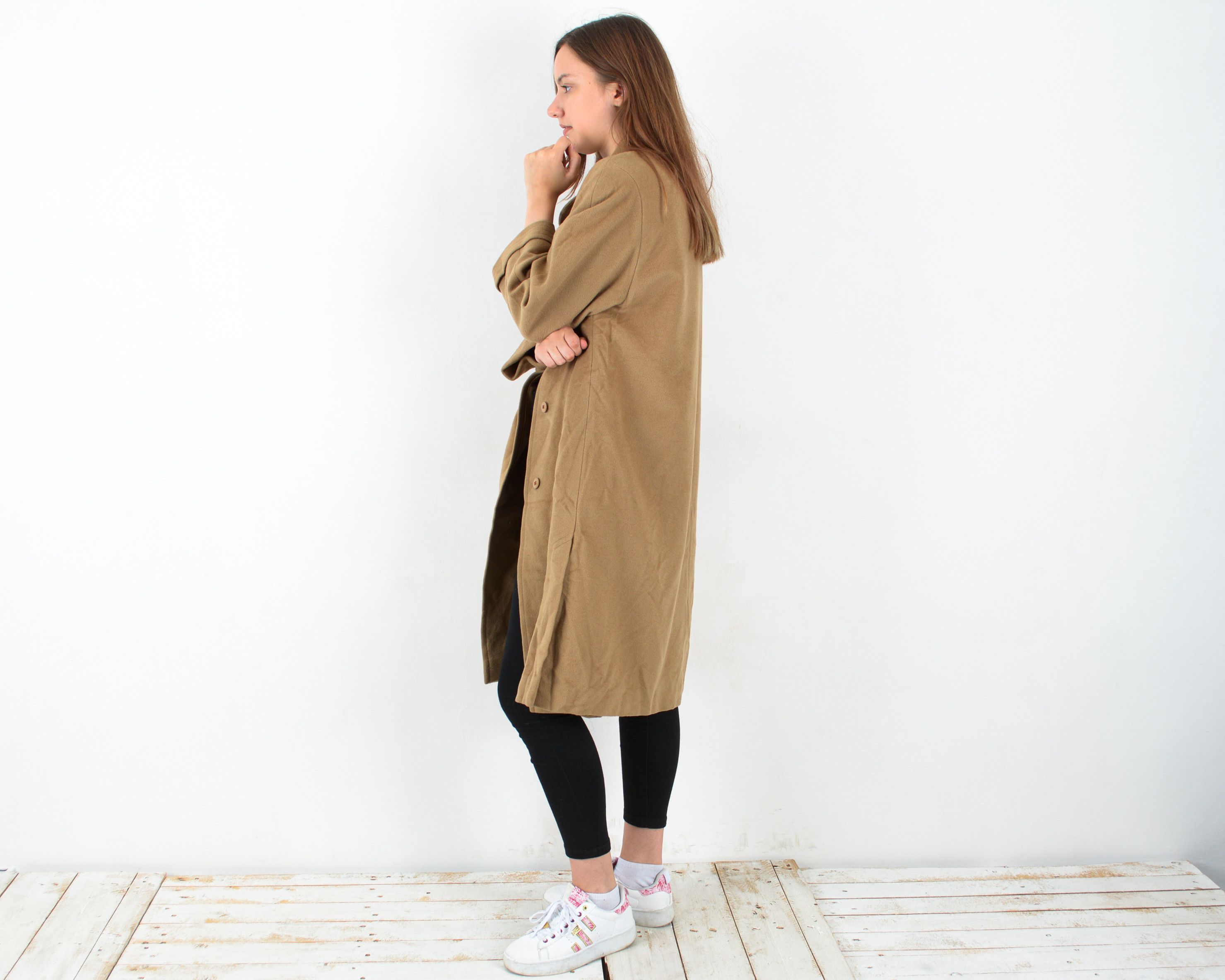 Other × Vintage HENSEL & MORTENSEN Merino Wool Coat Jacket Overcoat VTG Size M / US 6-8 / IT 42-44 - 3 Thumbnail