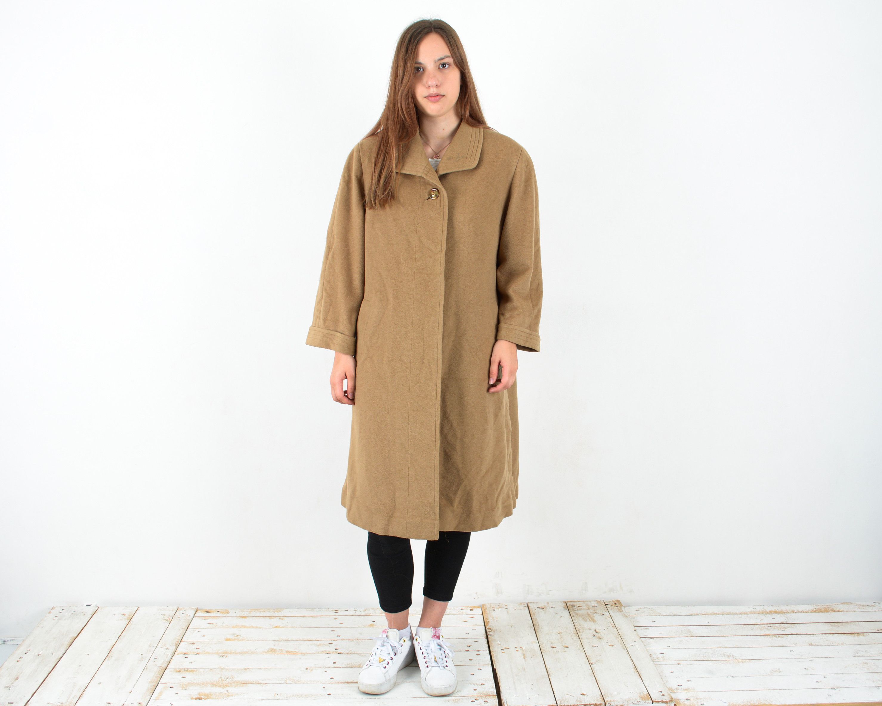 Other × Vintage HENSEL & MORTENSEN Merino Wool Coat Jacket Overcoat VTG Size M / US 6-8 / IT 42-44 - 1 Thumbnail
