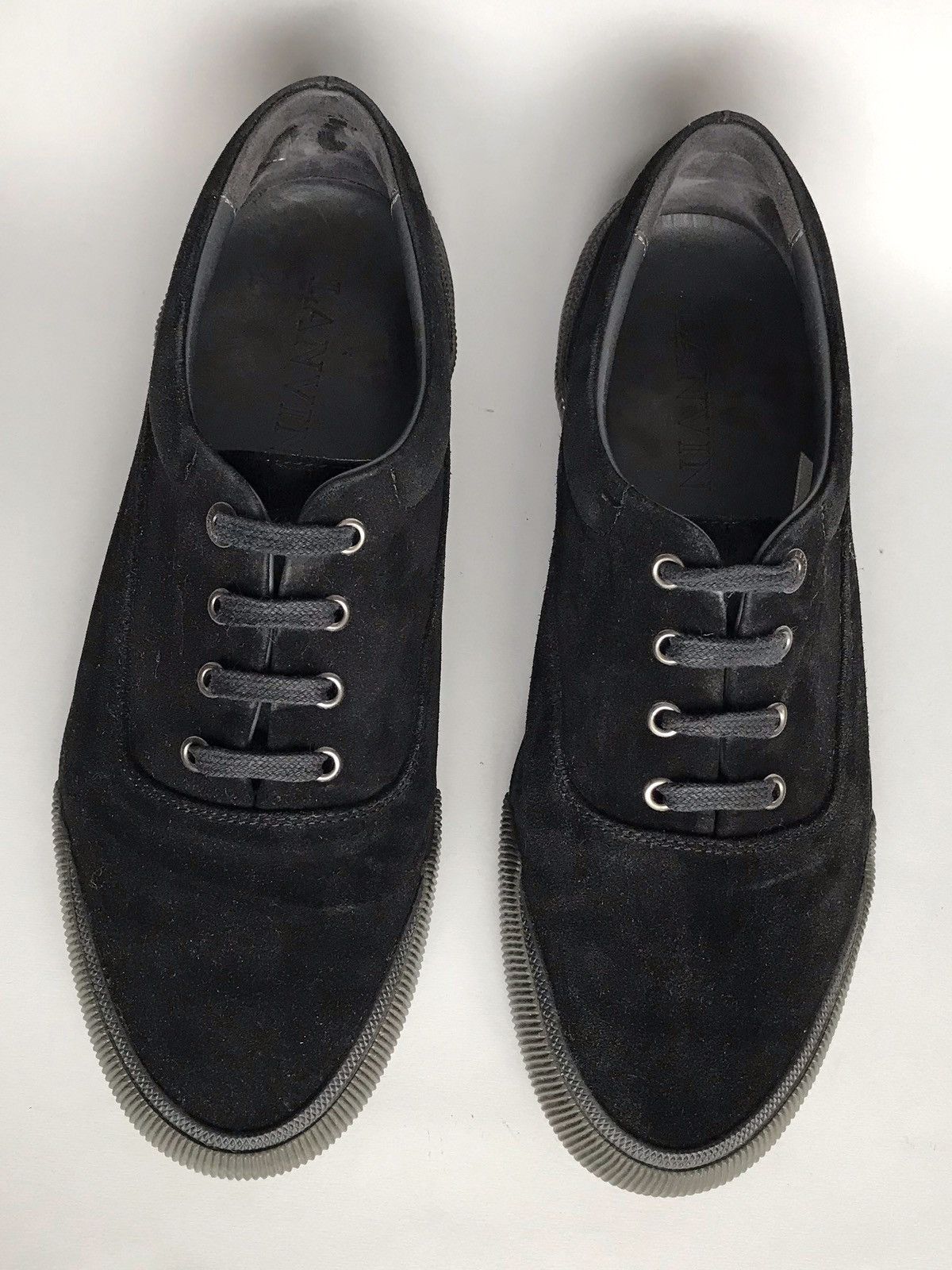 Lanvin LANVIN SUEDE LOW-TOP SNEAKERS Size US 10 / EU 43 - 2 Thumbnail