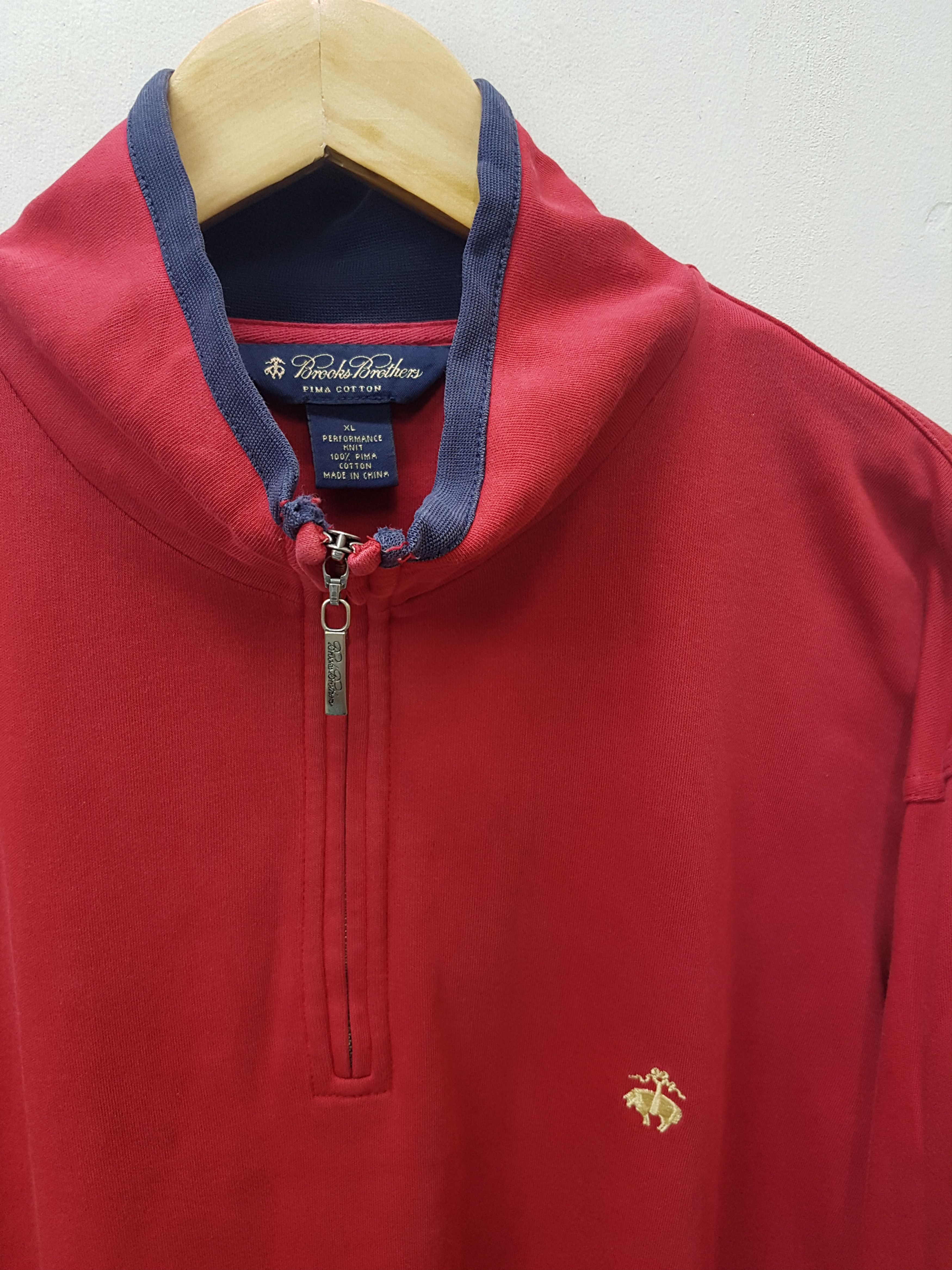 Brooks Brothers Brooks Brothers Sweatshirts Half Zipper Size US XL / EU 56 / 4 - 2 Thumbnail