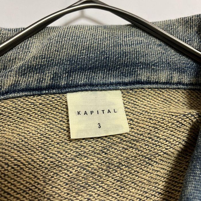 Kapital KAPITAL KOUNTRY Indigo Distressed Sweatshirt Cotton 3 | Grailed
