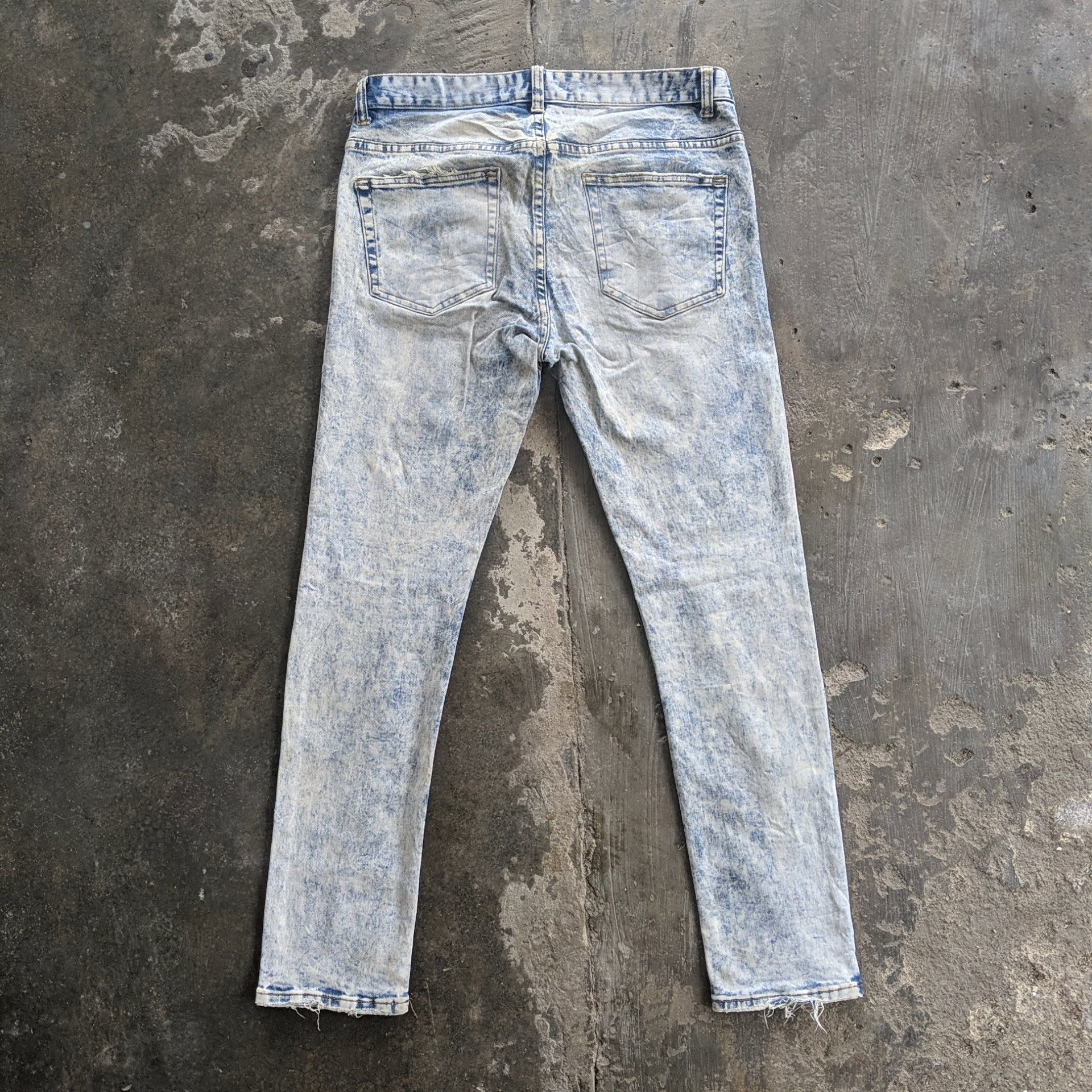 Japanese Brand Forever 21 Faded Distressed Five Pockets Trousers Jeans Size US 34 / EU 50 - 8 Thumbnail