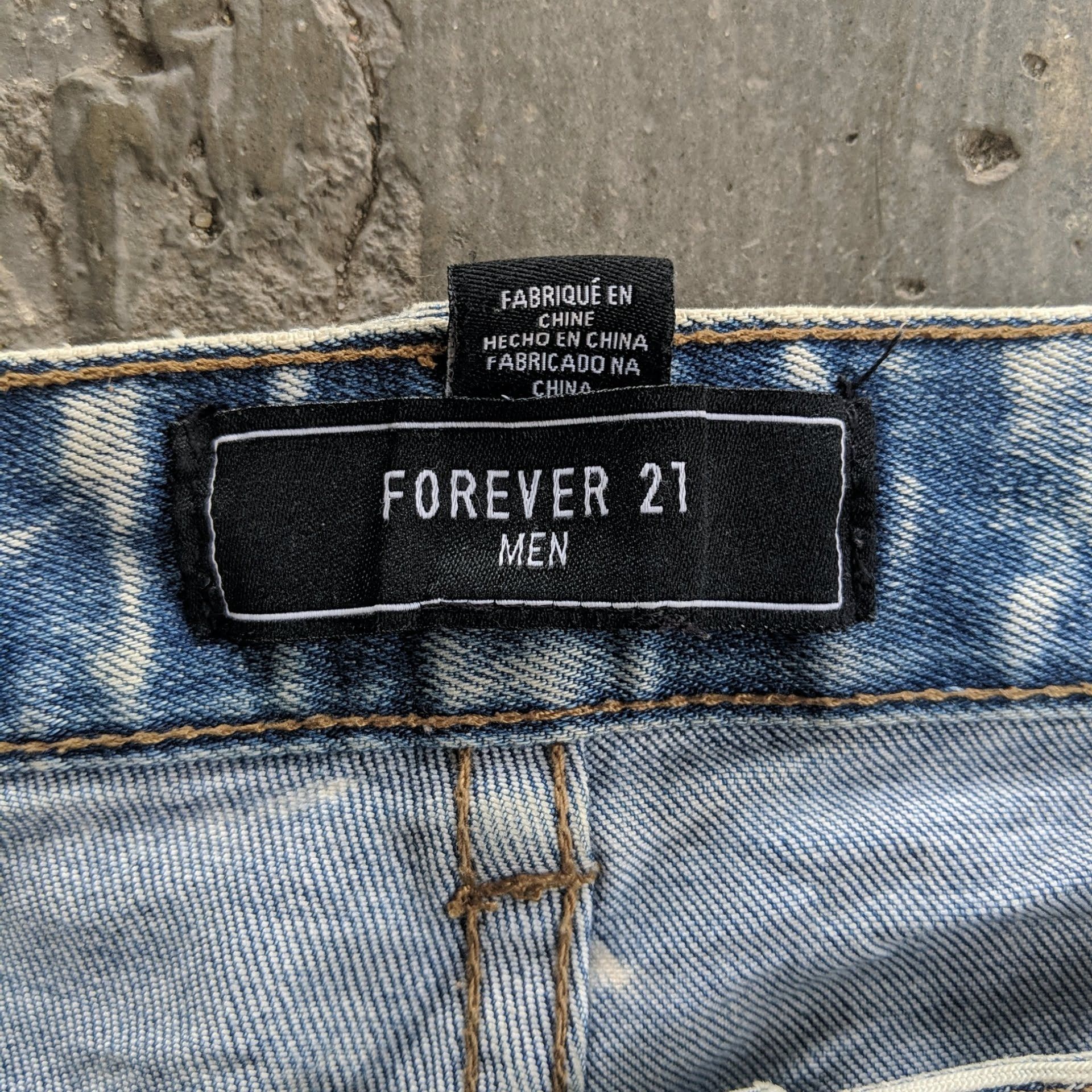 Japanese Brand Forever 21 Faded Distressed Five Pockets Trousers Jeans Size US 34 / EU 50 - 6 Thumbnail