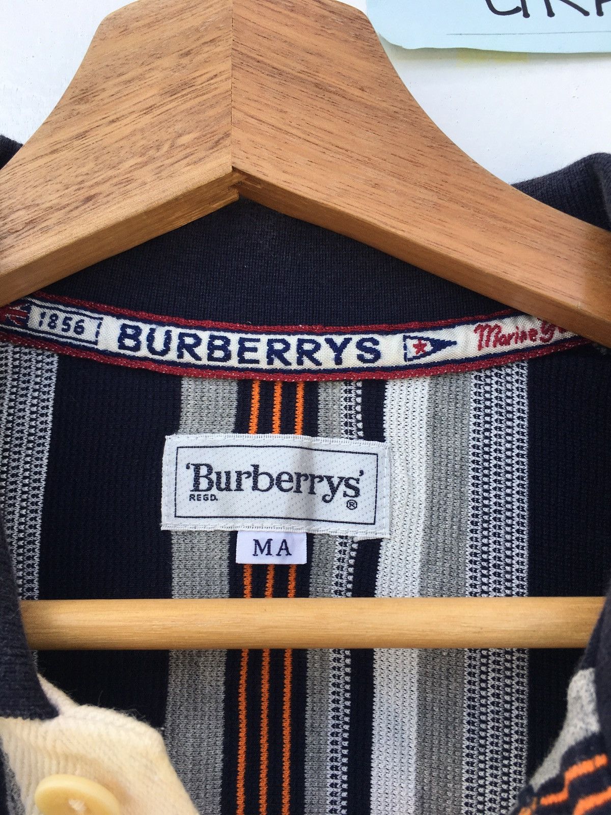 Burberry Vintage Burberry Stripes Polo Shirt Size US S / EU 44-46 / 1 - 9 Thumbnail