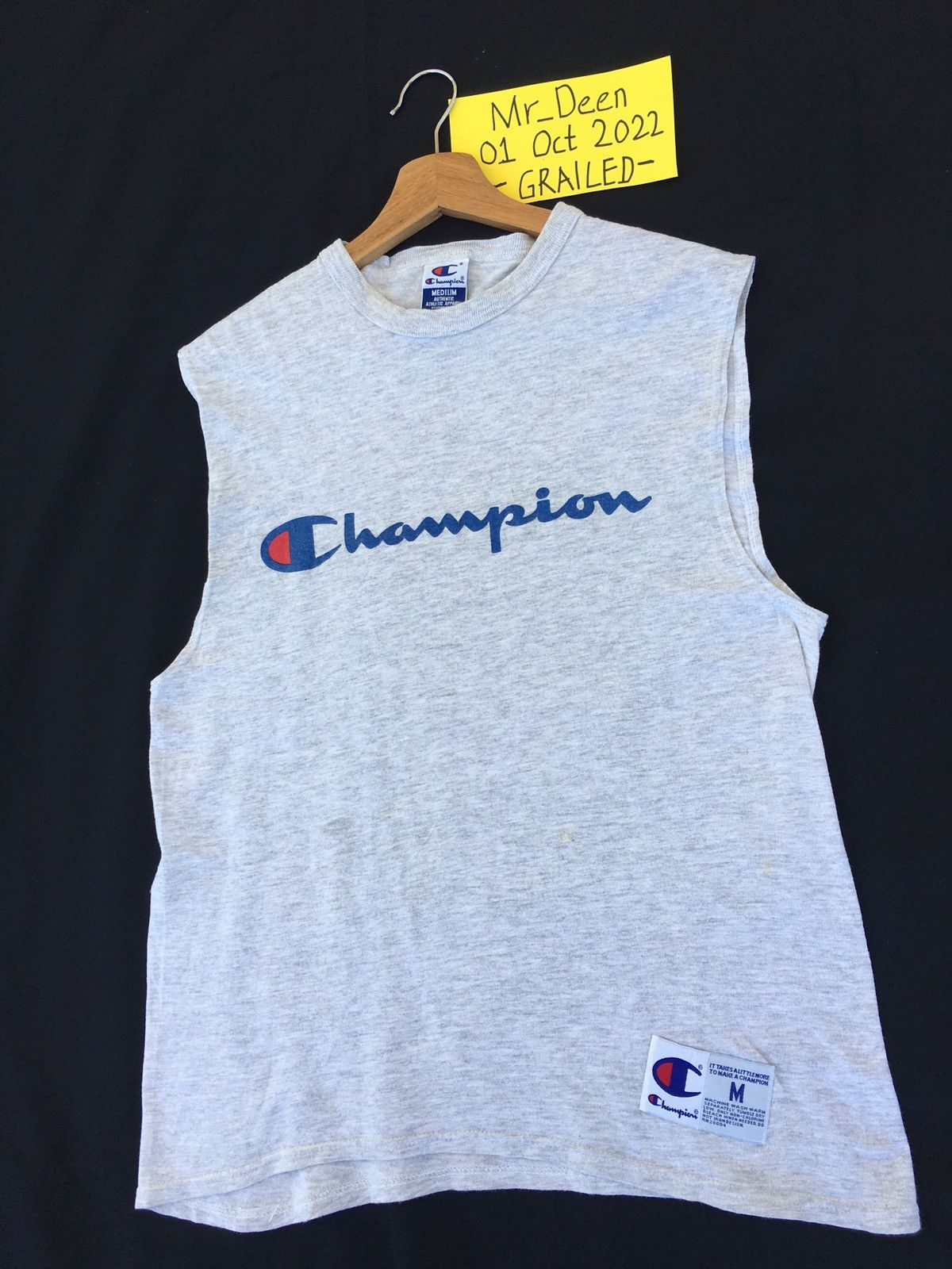 Champion Rare Vintage Champions Spellout Sleeveless Size US M / EU 48-50 / 2 - 4 Thumbnail