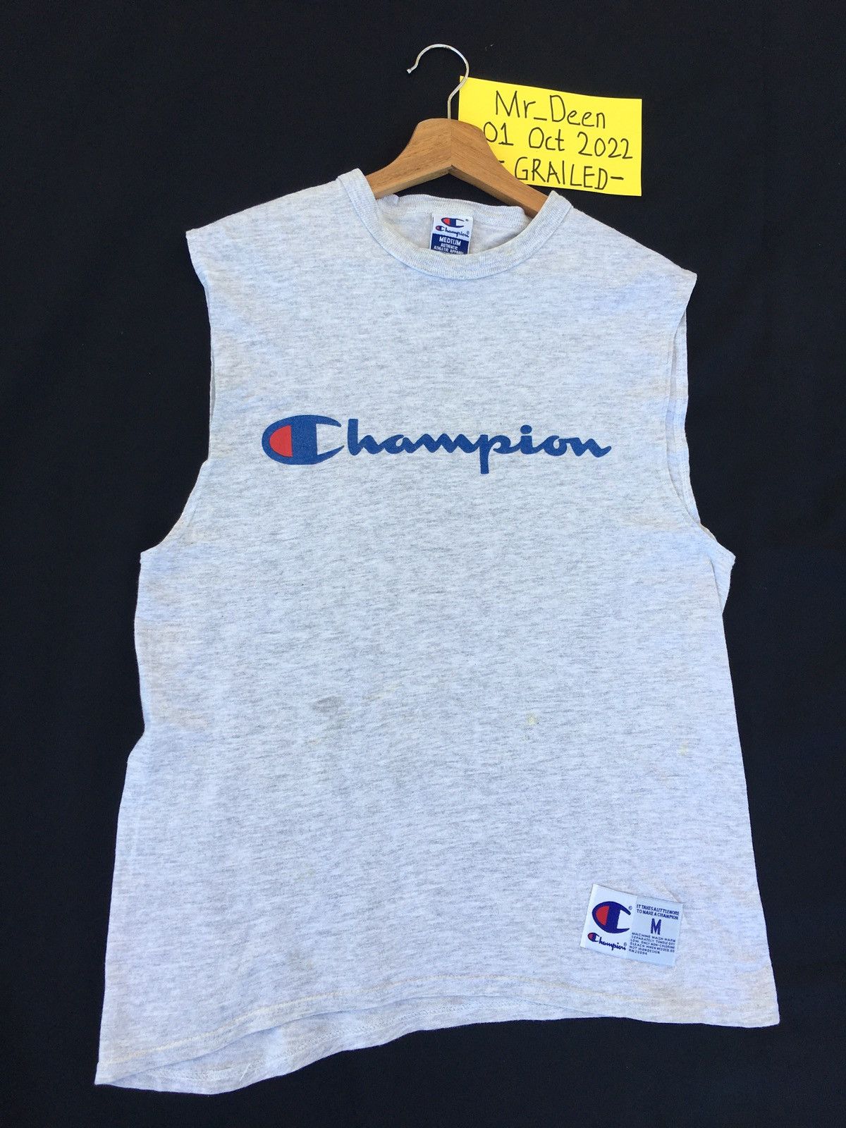 Champion Rare Vintage Champions Spellout Sleeveless Size US M / EU 48-50 / 2 - 3 Thumbnail