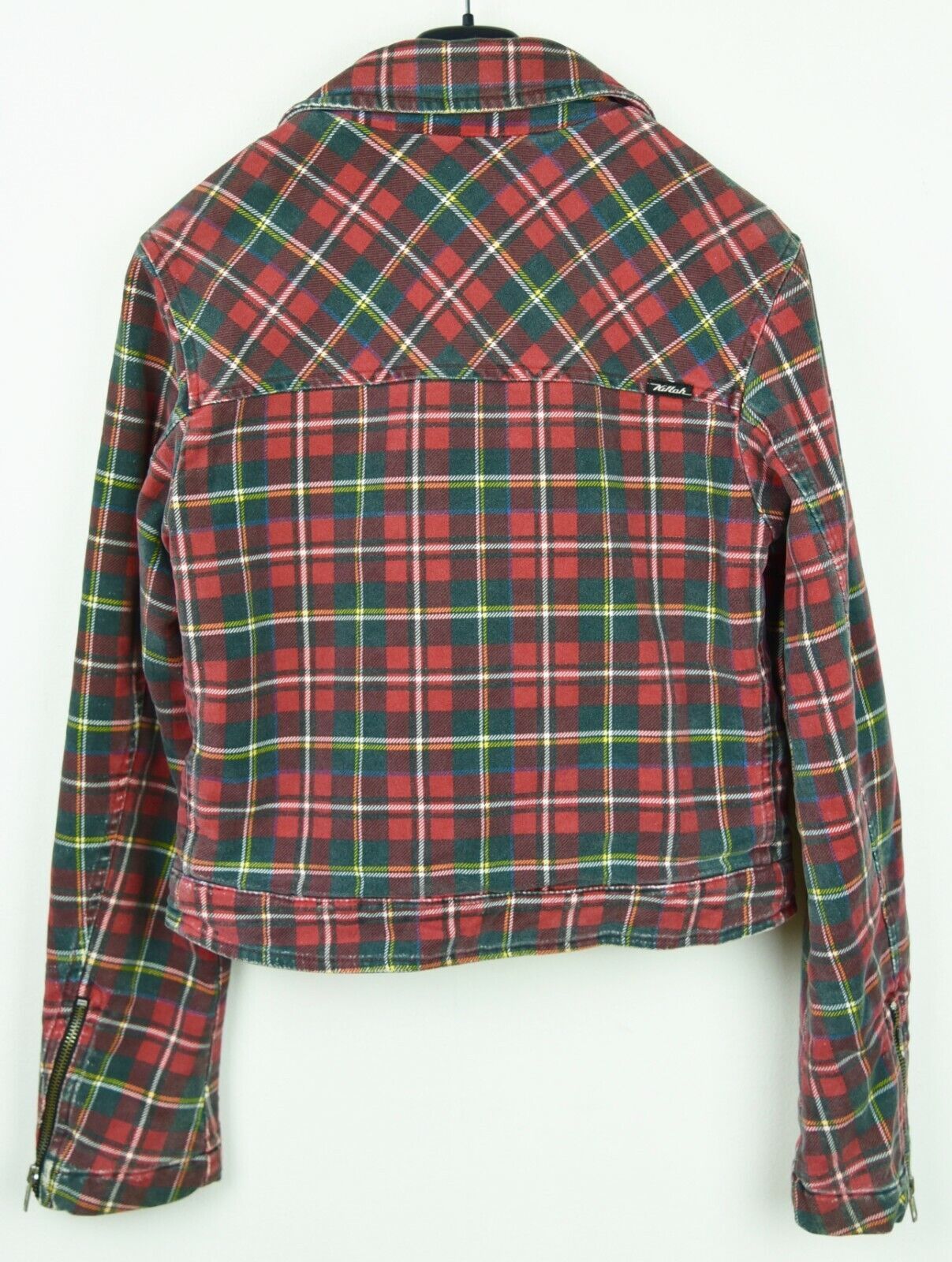 Other KILLAH Vtg Plaid Jacket Cotton Zip Up Blazer Coat Tartan Top Size S / US 4 / IT 40 - 7 Thumbnail