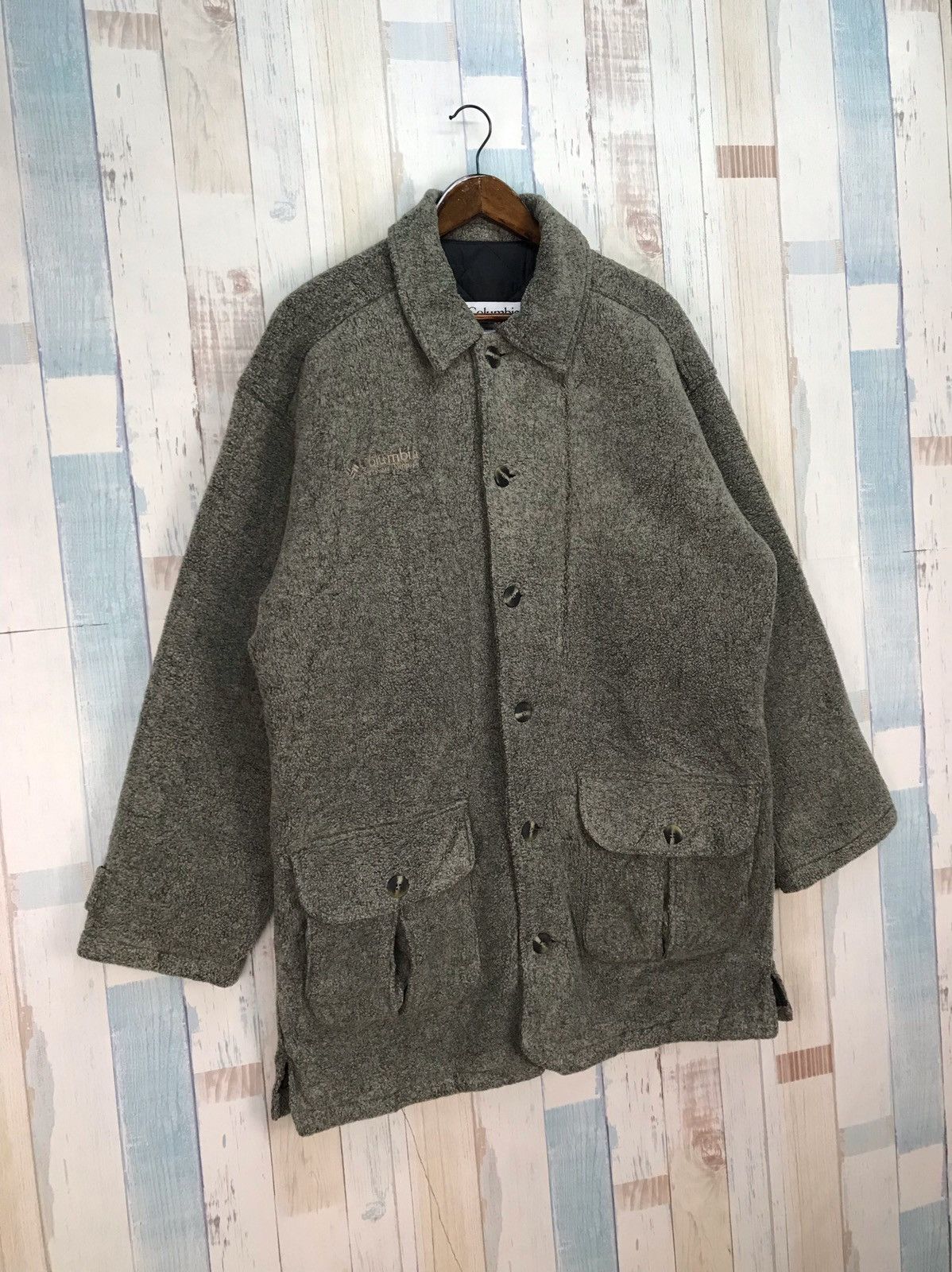 Columbia Columbia Double Pocket Fleece Jacket Made In Usa Size US M / EU 48-50 / 2 - 3 Thumbnail