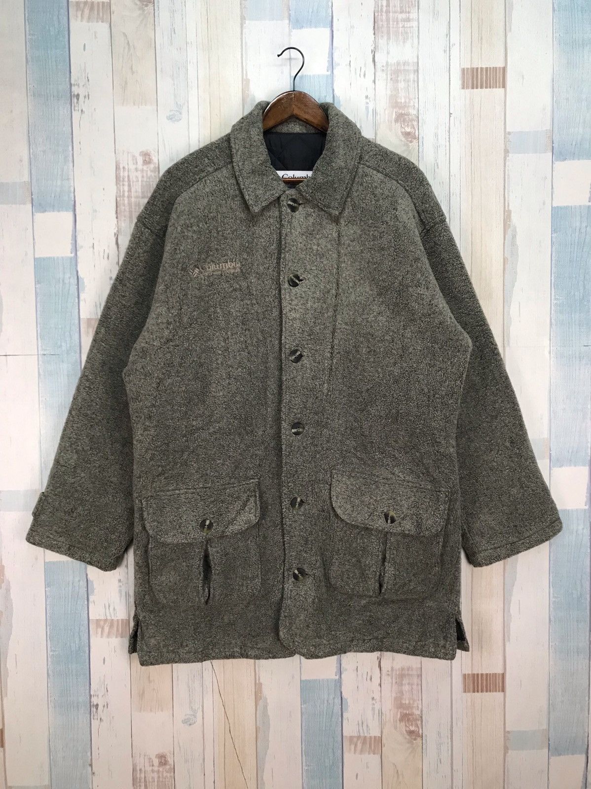 Columbia Columbia Double Pocket Fleece Jacket Made In Usa Size US M / EU 48-50 / 2 - 1 Thumbnail
