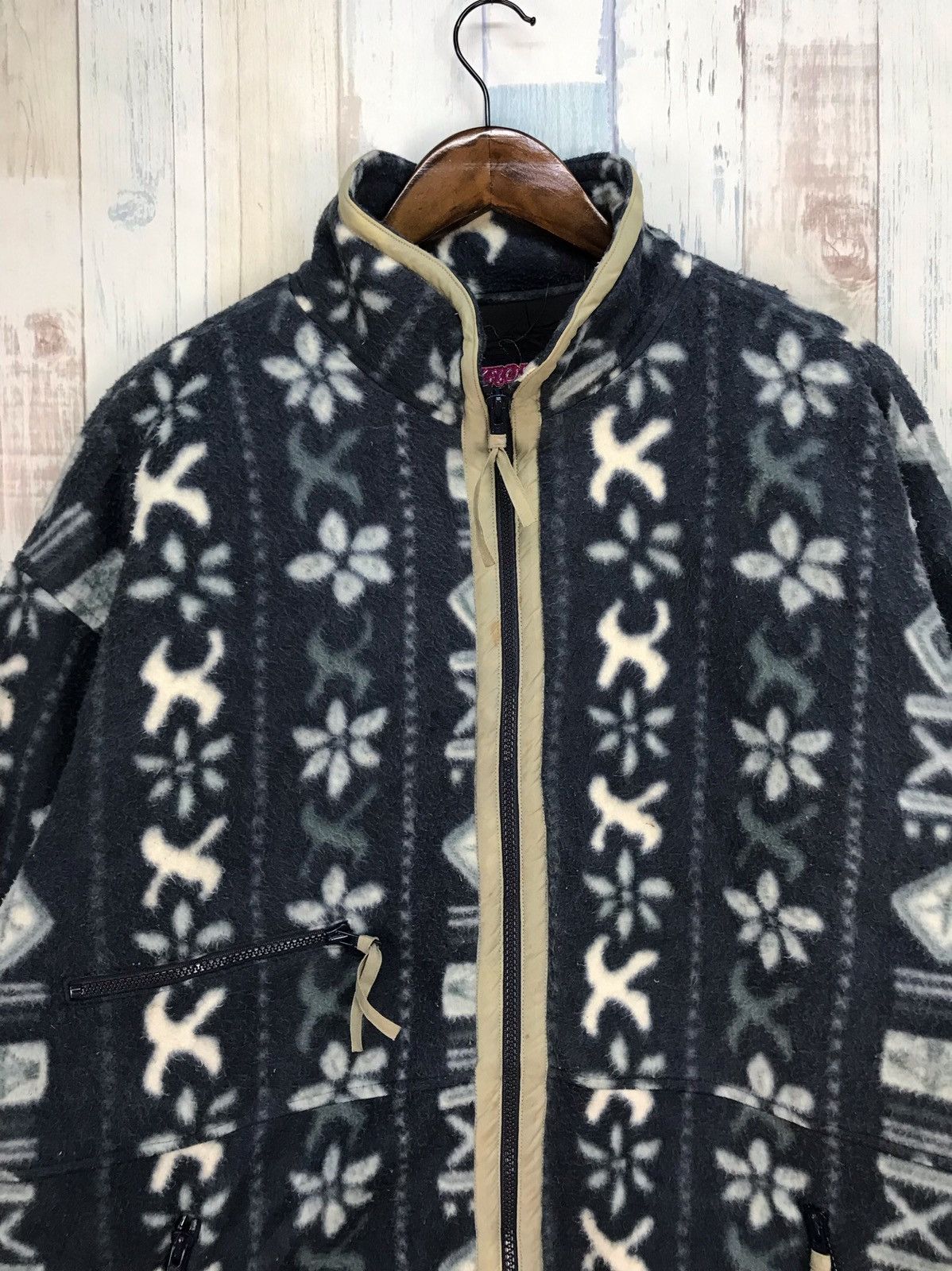 Japanese Brand × Vintage Vintage Tyrolia Japanese Brand Floral Fleece Size US XL / EU 56 / 4 - 4 Thumbnail