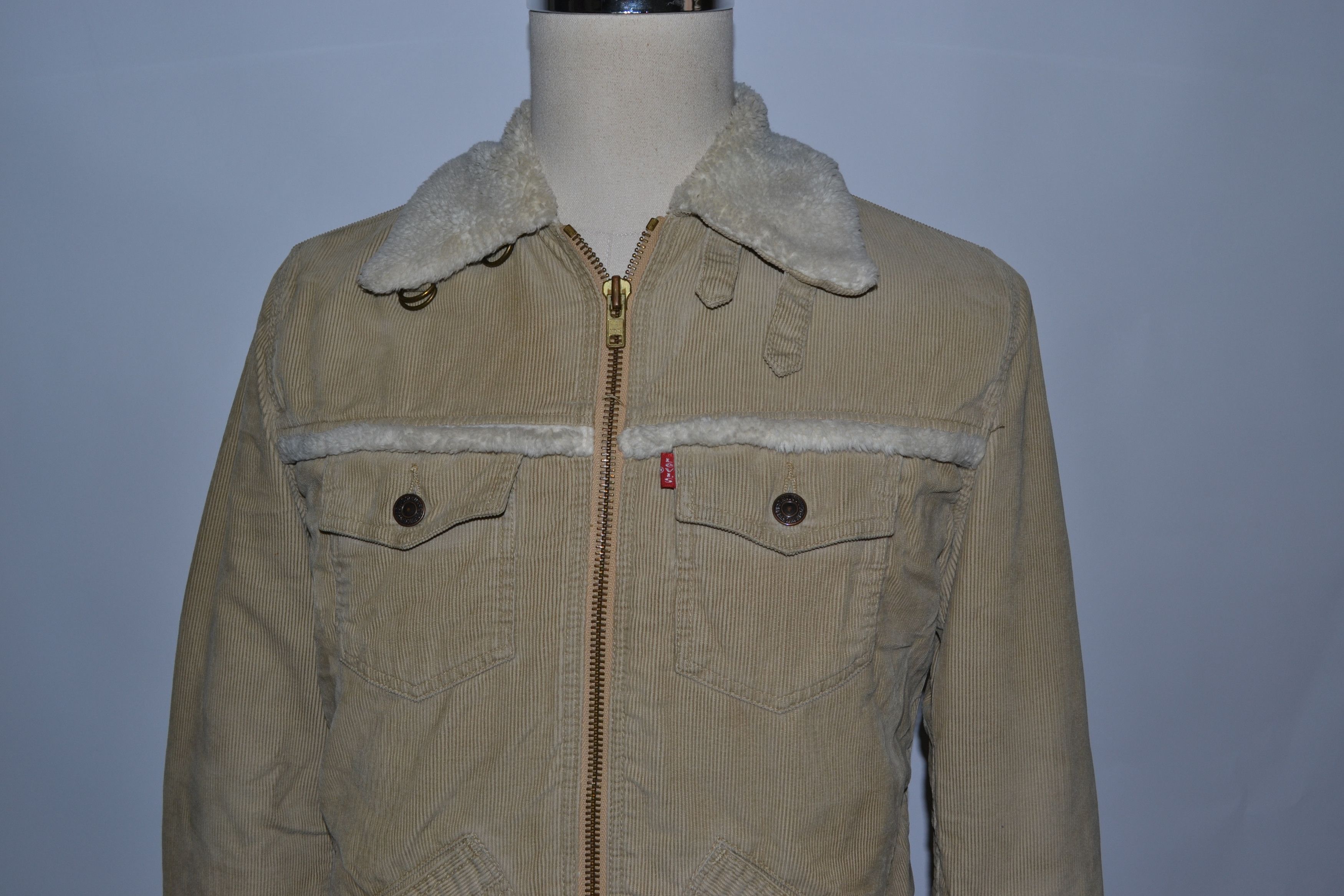 Levi's Women's LEVI'S Sherpa Jacket Size M Size US M / EU 48-50 / 2 - 3 Thumbnail