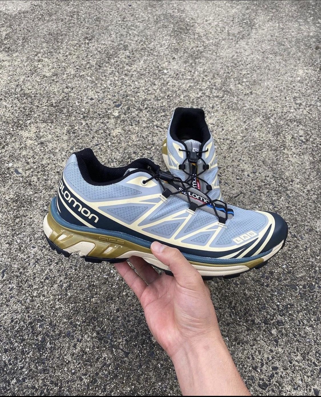 Salomon Salomon XT6 Quarry, Bleached Sand, Cumin Grailed