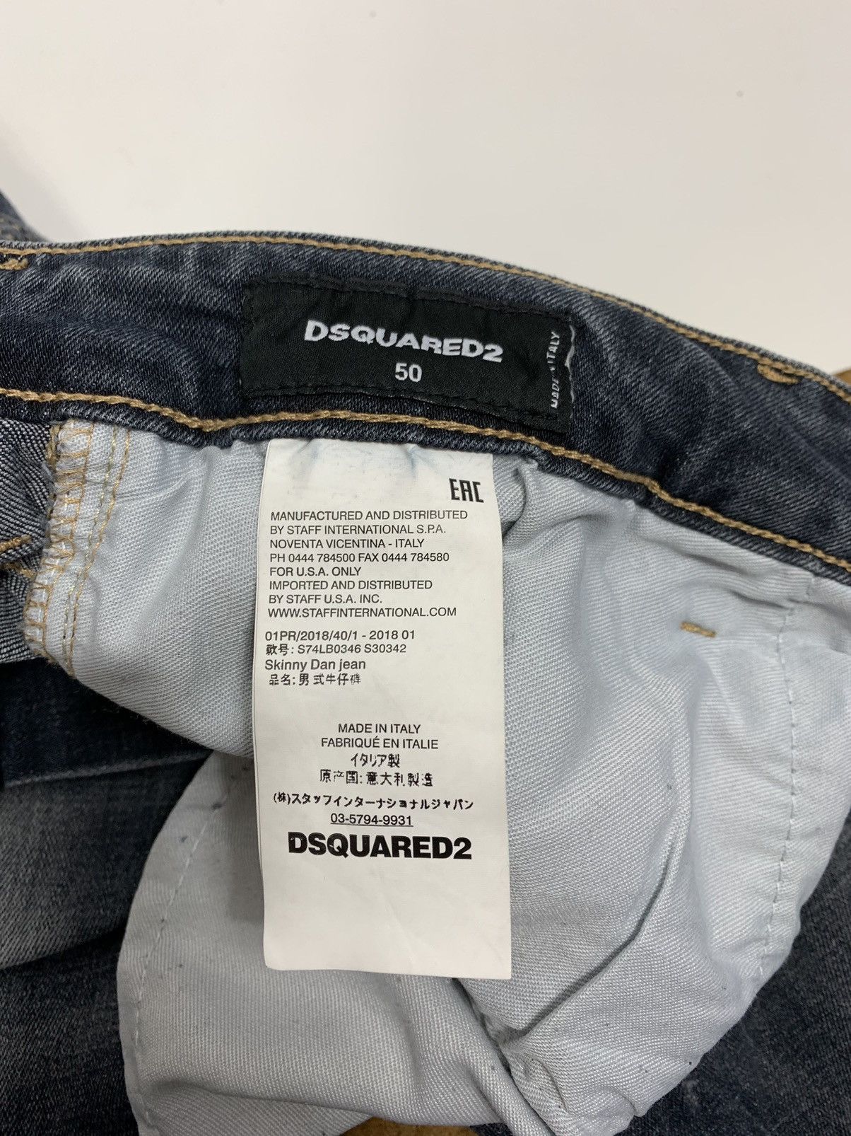 Dsquared2 Dsquared2 Denim pants jeans made in Italy Distressed Size US 31 - 13 Thumbnail