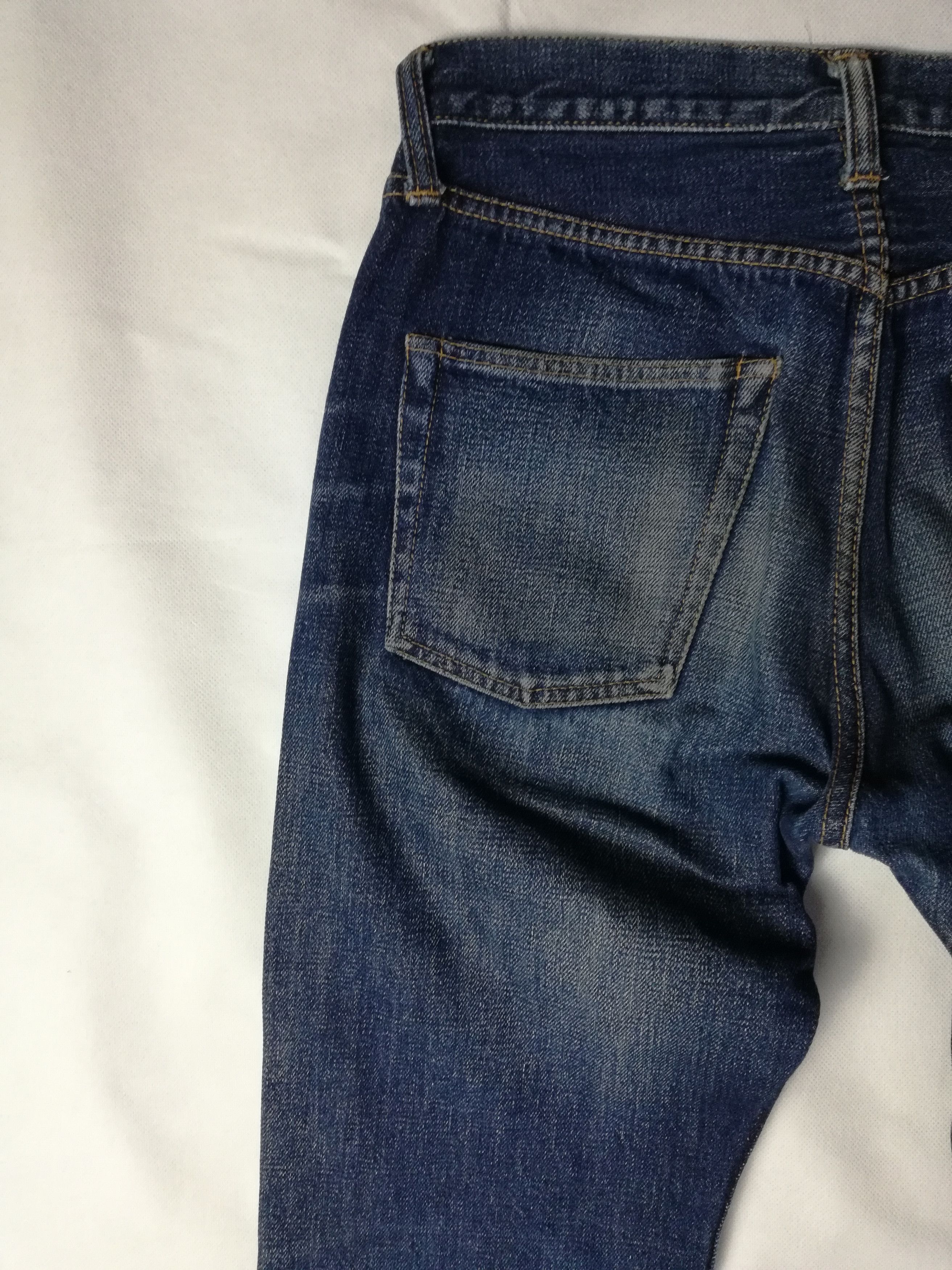 Denime Custom Denime Selvedge Jeans with Sashiko Patchwork Size US 29 - 7 Thumbnail