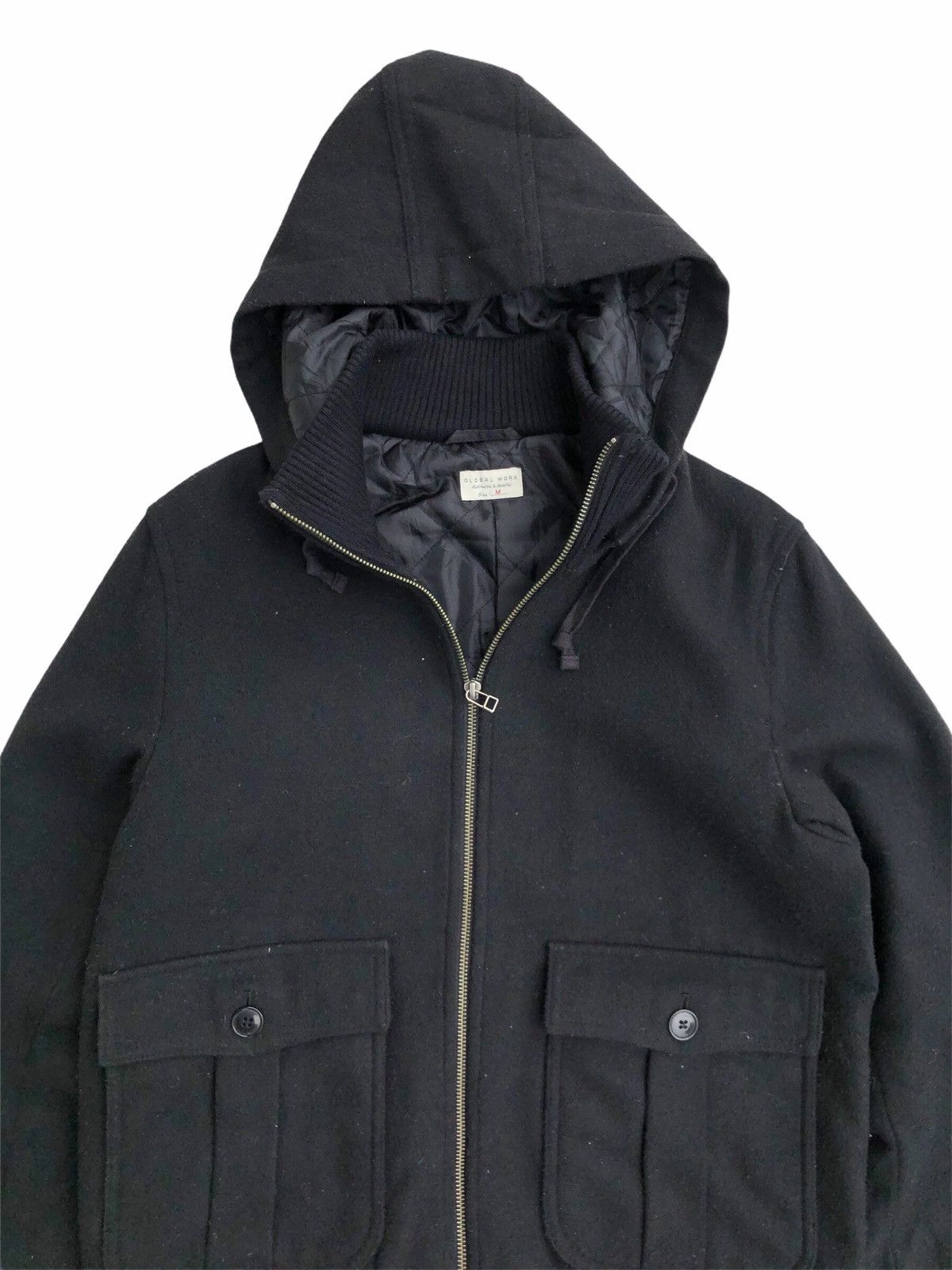 Global Work Global Work Wool Hoodie Military Pocket Jacket Size US S / EU 44-46 / 1 - 2 Thumbnail