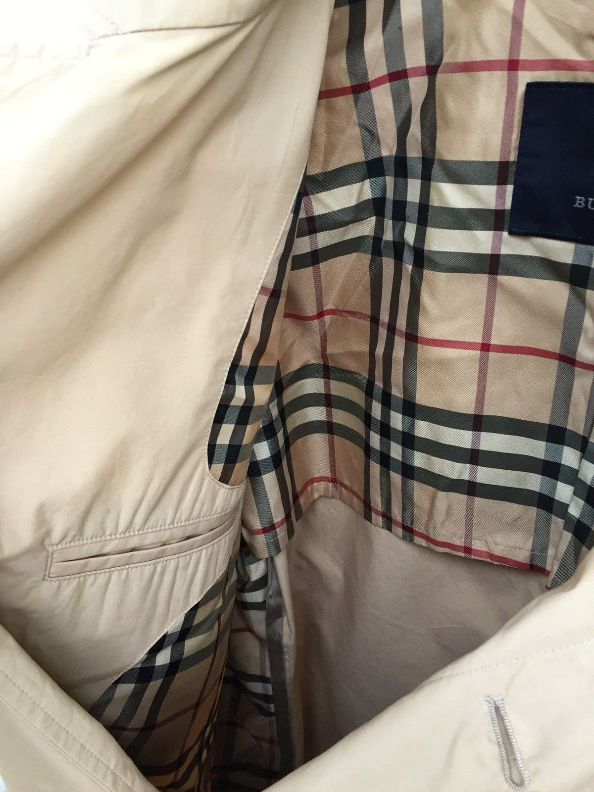 Burberry Vintage 90s Burberry London Trench Coat Jacket Overcoat Size US L / EU 52-54 / 3 - 10 Thumbnail