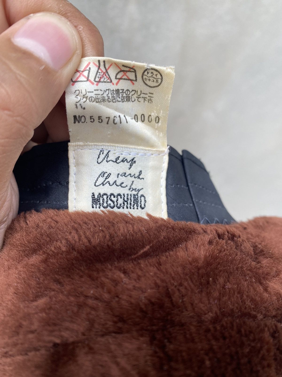 Moschino Authentic Velvet Bucket Hat By Moschino Size ONE SIZE - 7 Thumbnail