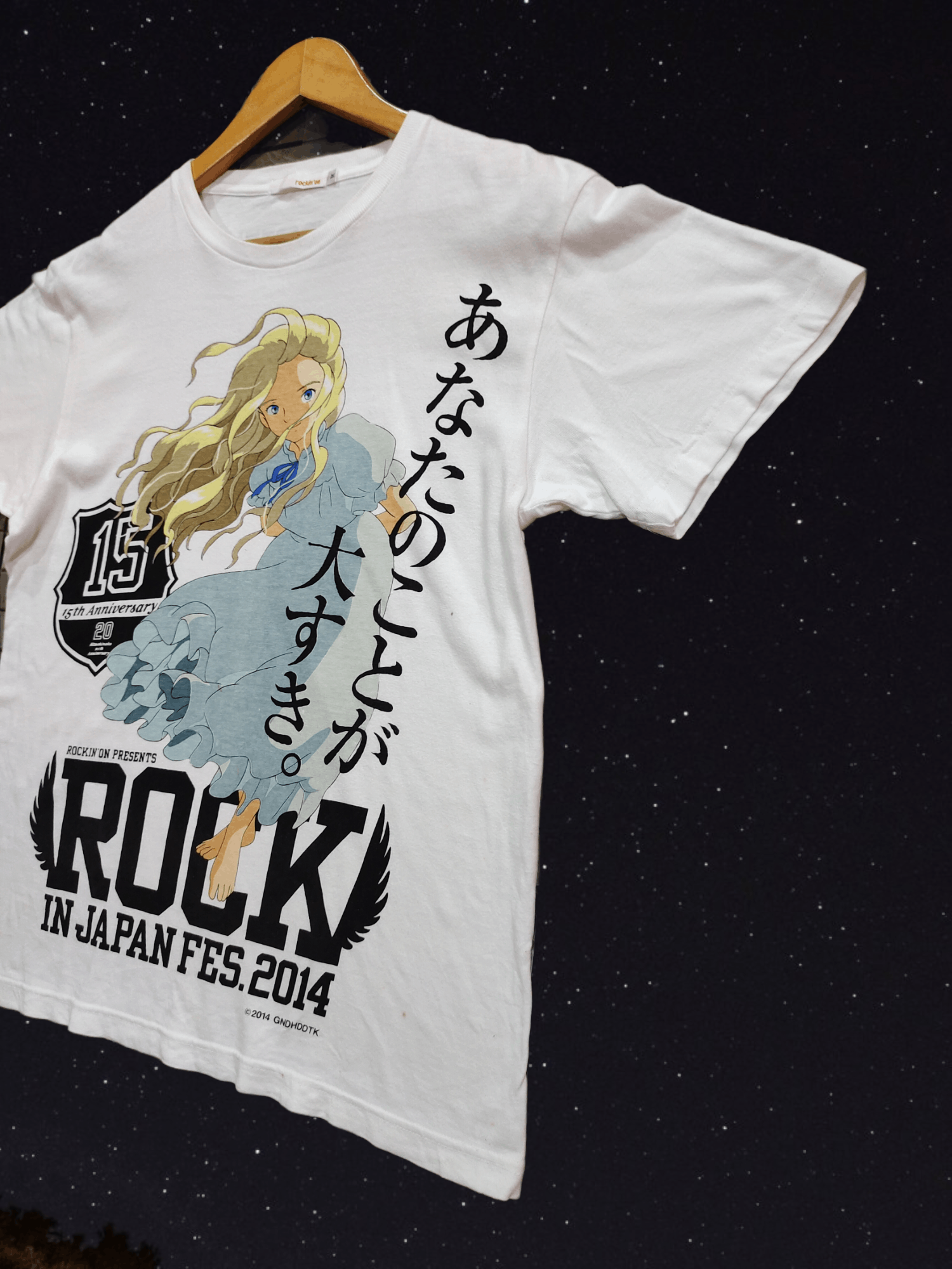 Band Tees × Japanese Brand 15th Anniversary Rock'in JAPAN fes. 2014 tshirt Size US M / EU 48-50 / 2 - 4 Thumbnail