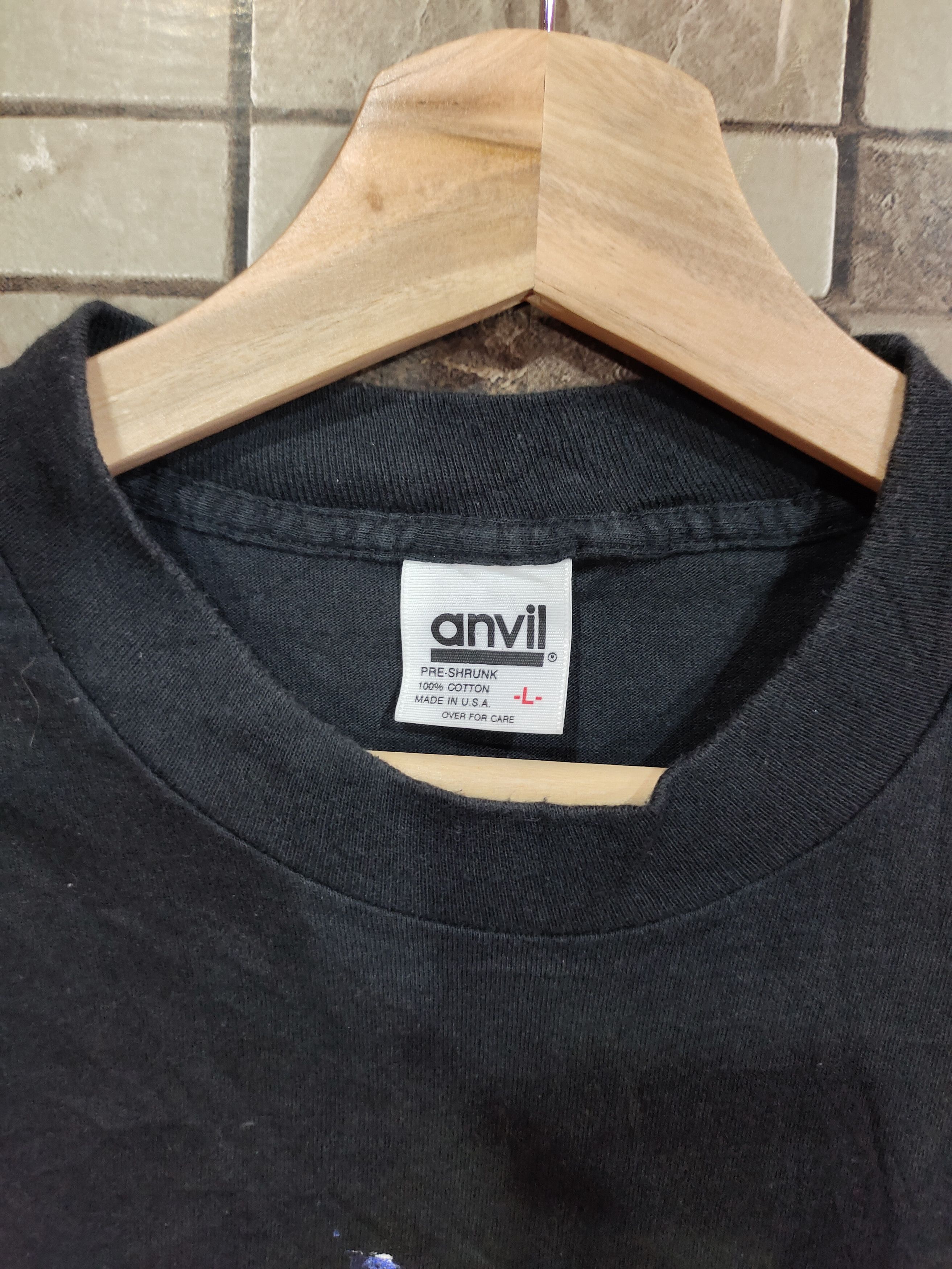Anvil Vintage Wild Oat's American Flag full Print tshirt Size US L / EU 52-54 / 3 - 7 Thumbnail
