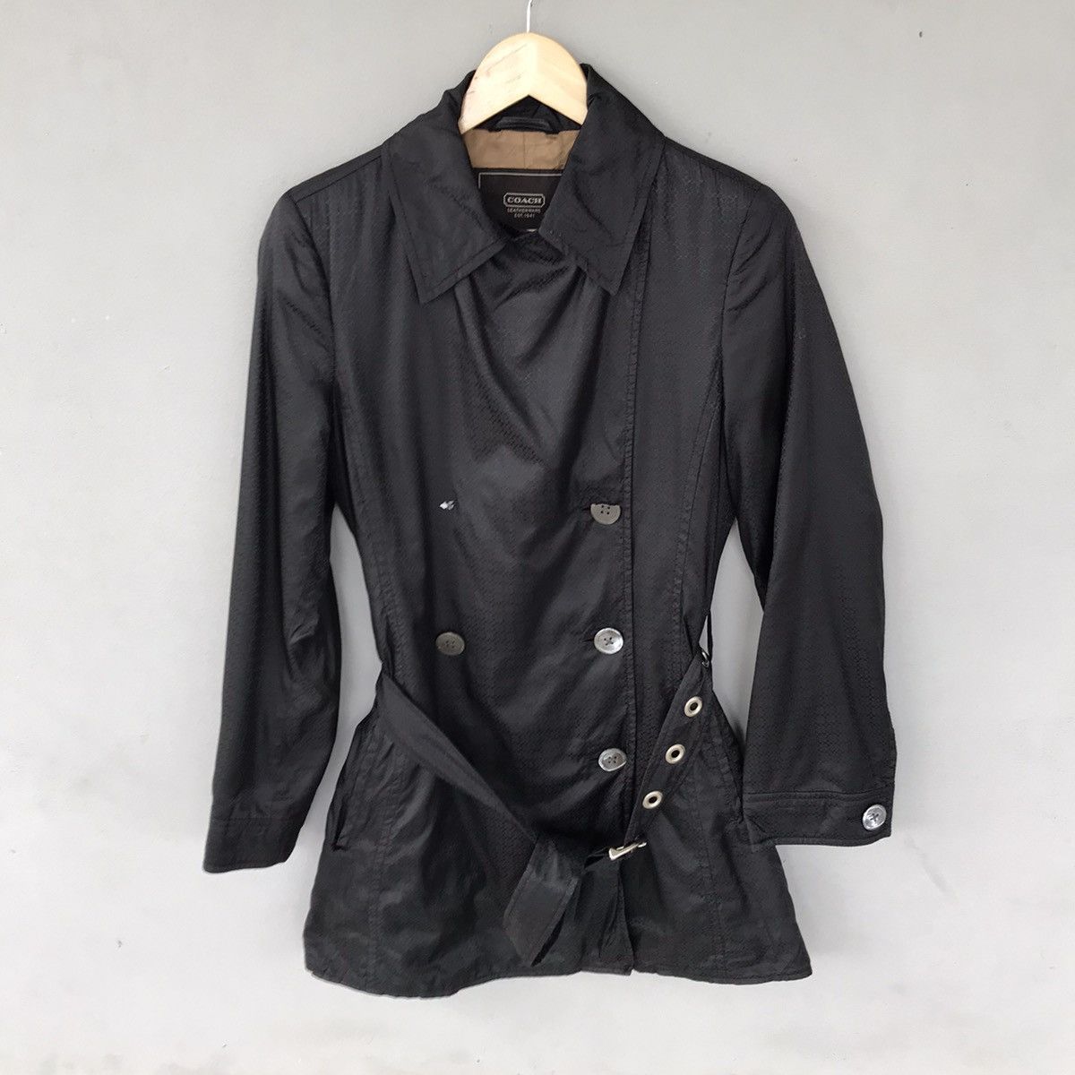 Coach Long Jacket Allover Logo