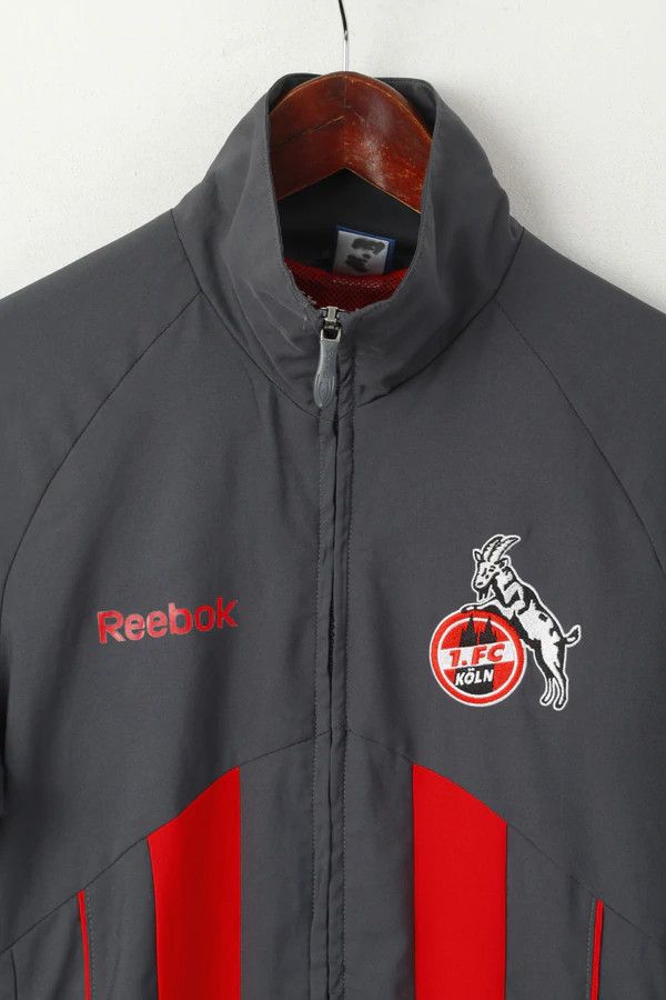Reebok Reebok Men XS Jacket Gray 1. FC Köln Football 7012 Size US XS / EU 42 / 0 - 3 Thumbnail