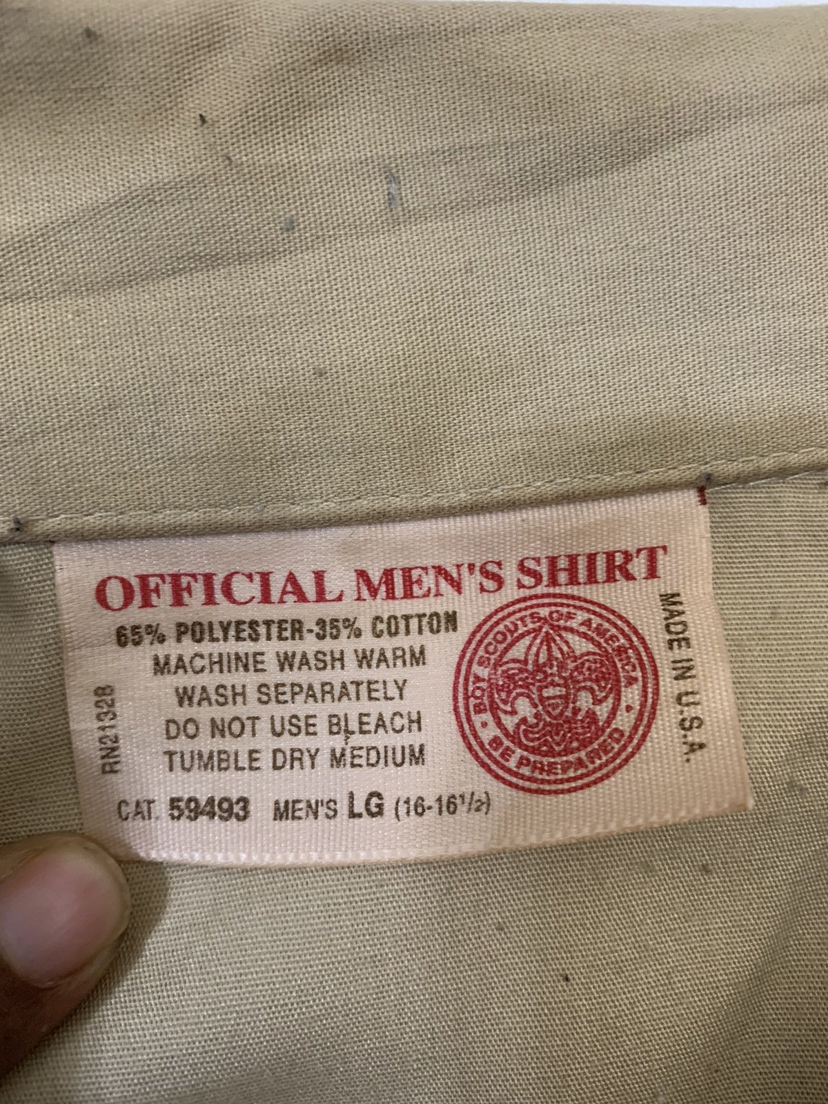 Japanese Brand Boy Scout Of America Shirt Size US L / EU 52-54 / 3 - 11 Thumbnail