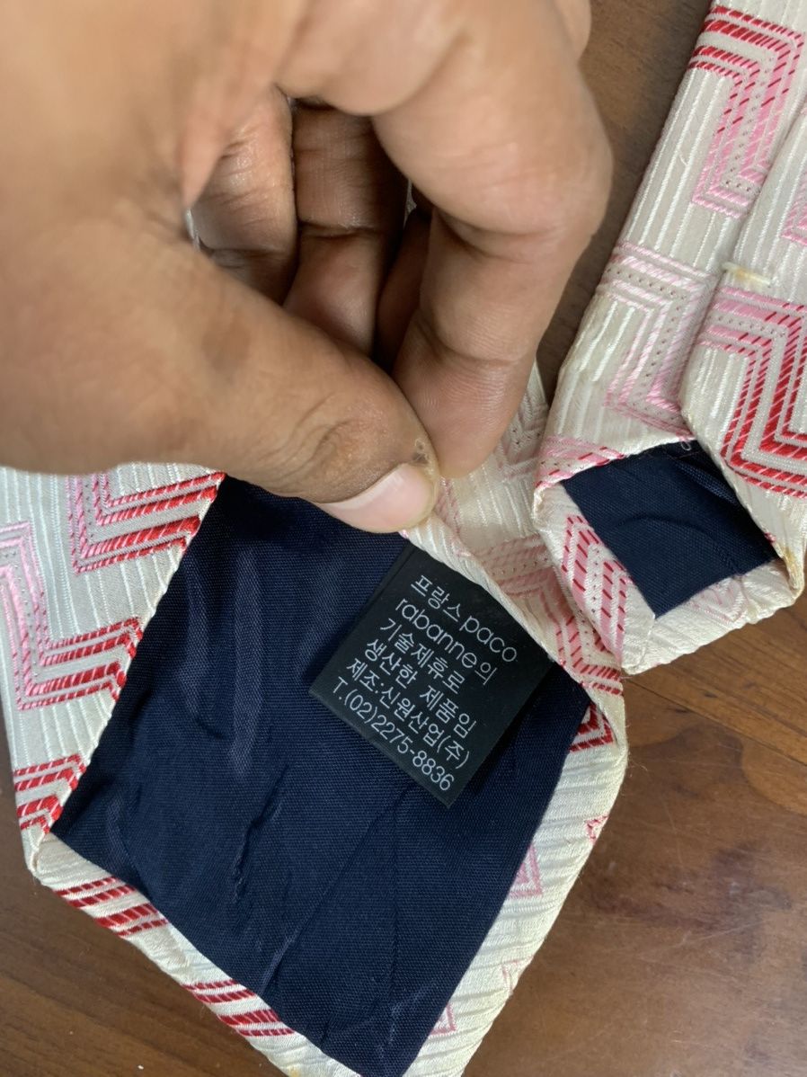 Other Paco Rabanne Silk Necktie Size ONE SIZE - 6 Thumbnail