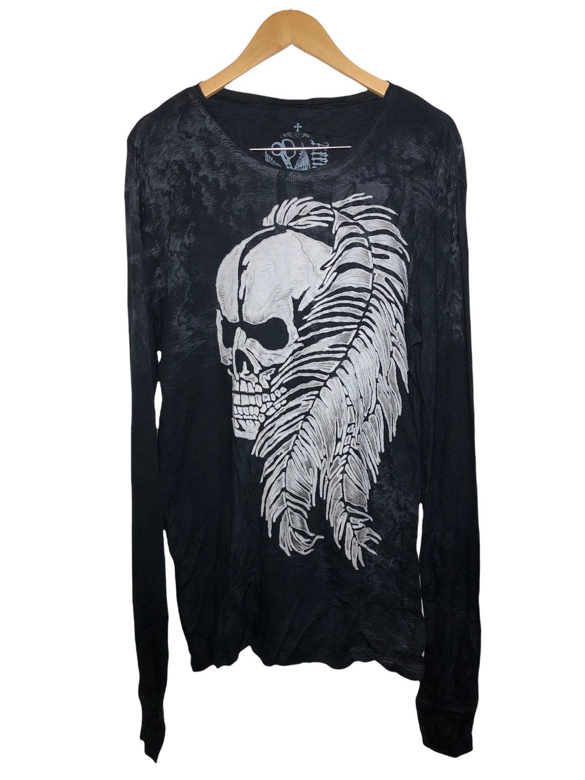 Affliction × Seditionaries Affliction Skull Logo long sleeve shirt Size US M / EU 48-50 / 2 - 1 Thumbnail