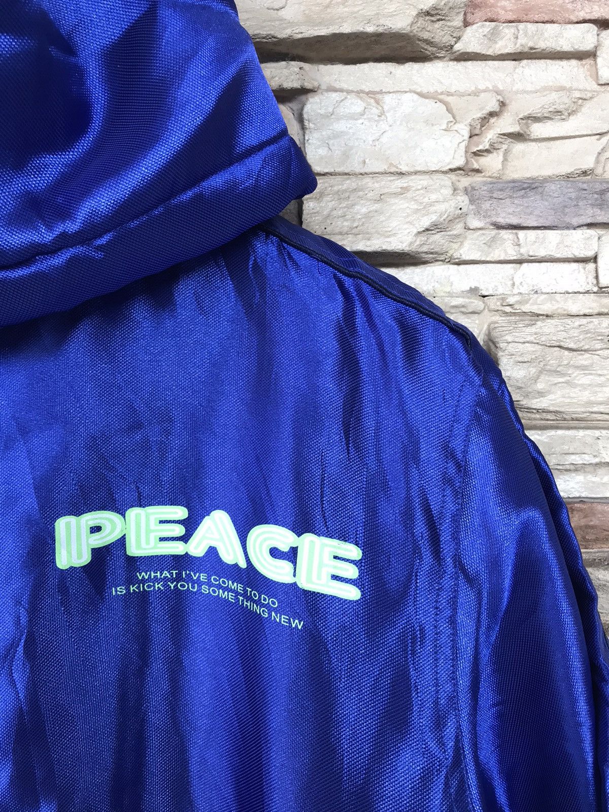 Vintage Snow Blossom Peace Windbreaker Long Coat Jacket Hoodies Size US L / EU 52-54 / 3 - 4 Thumbnail