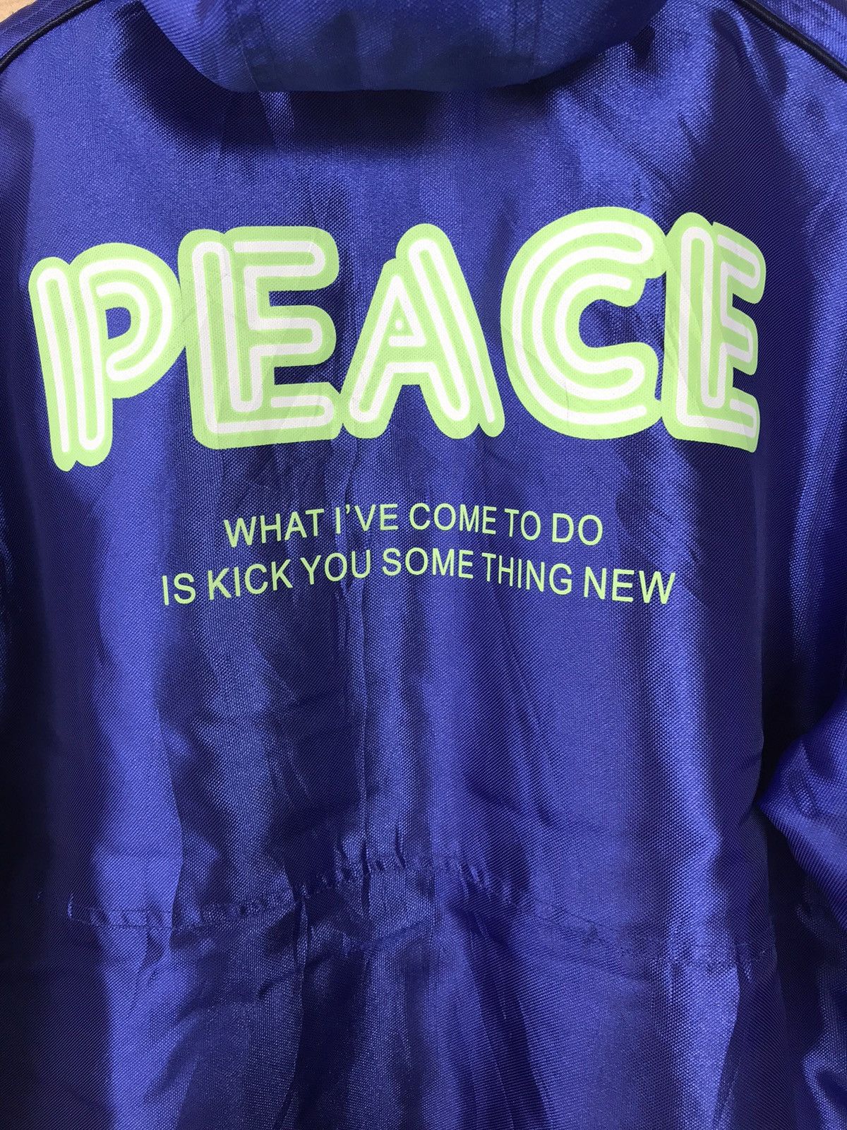 Vintage Snow Blossom Peace Windbreaker Long Coat Jacket Hoodies Size US L / EU 52-54 / 3 - 7 Thumbnail