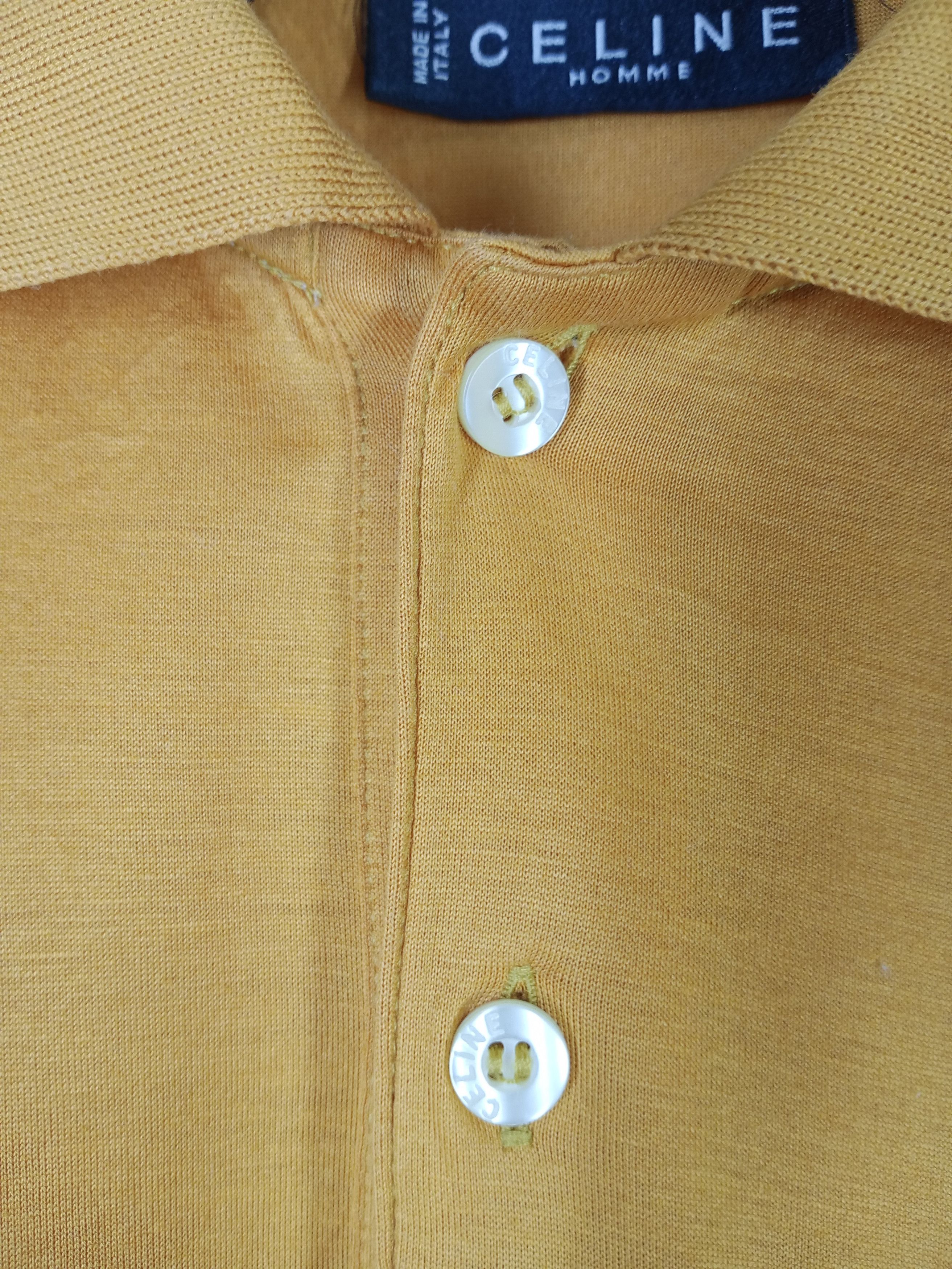 Celine Vintage Celine Homme Polo Shirt Size US M / EU 48-50 / 2 - 6 Thumbnail