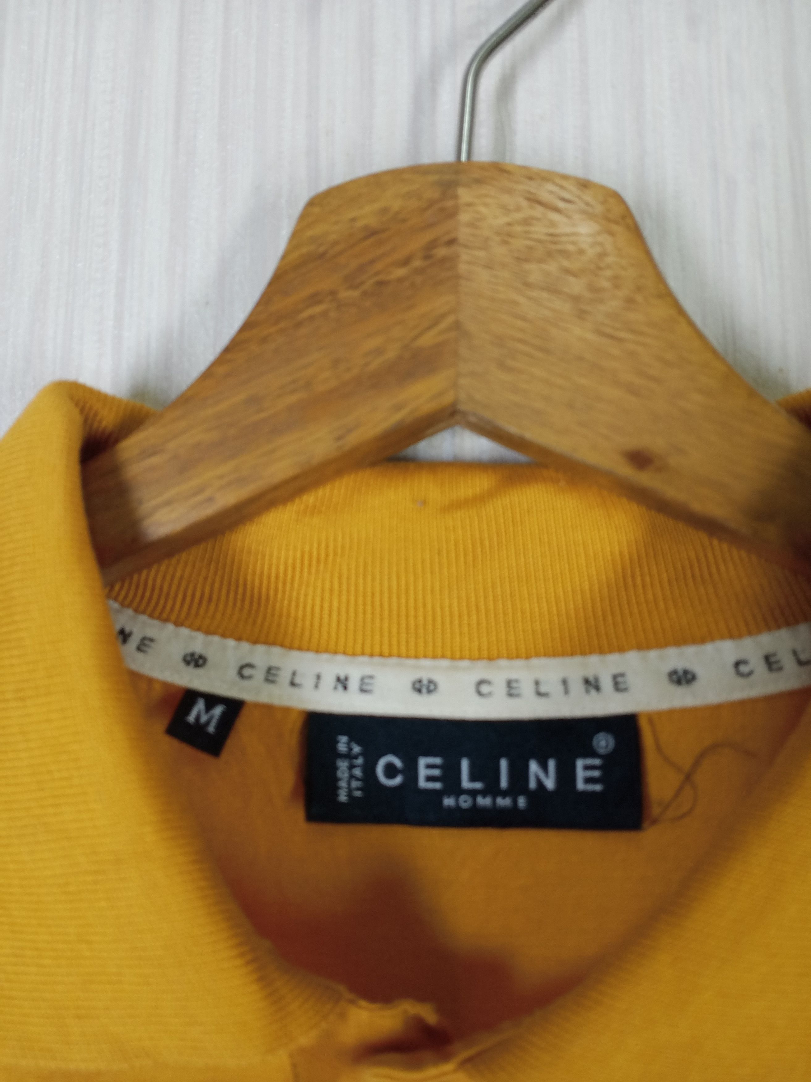 Celine Vintage Celine Homme Polo Shirt Size US M / EU 48-50 / 2 - 5 Thumbnail