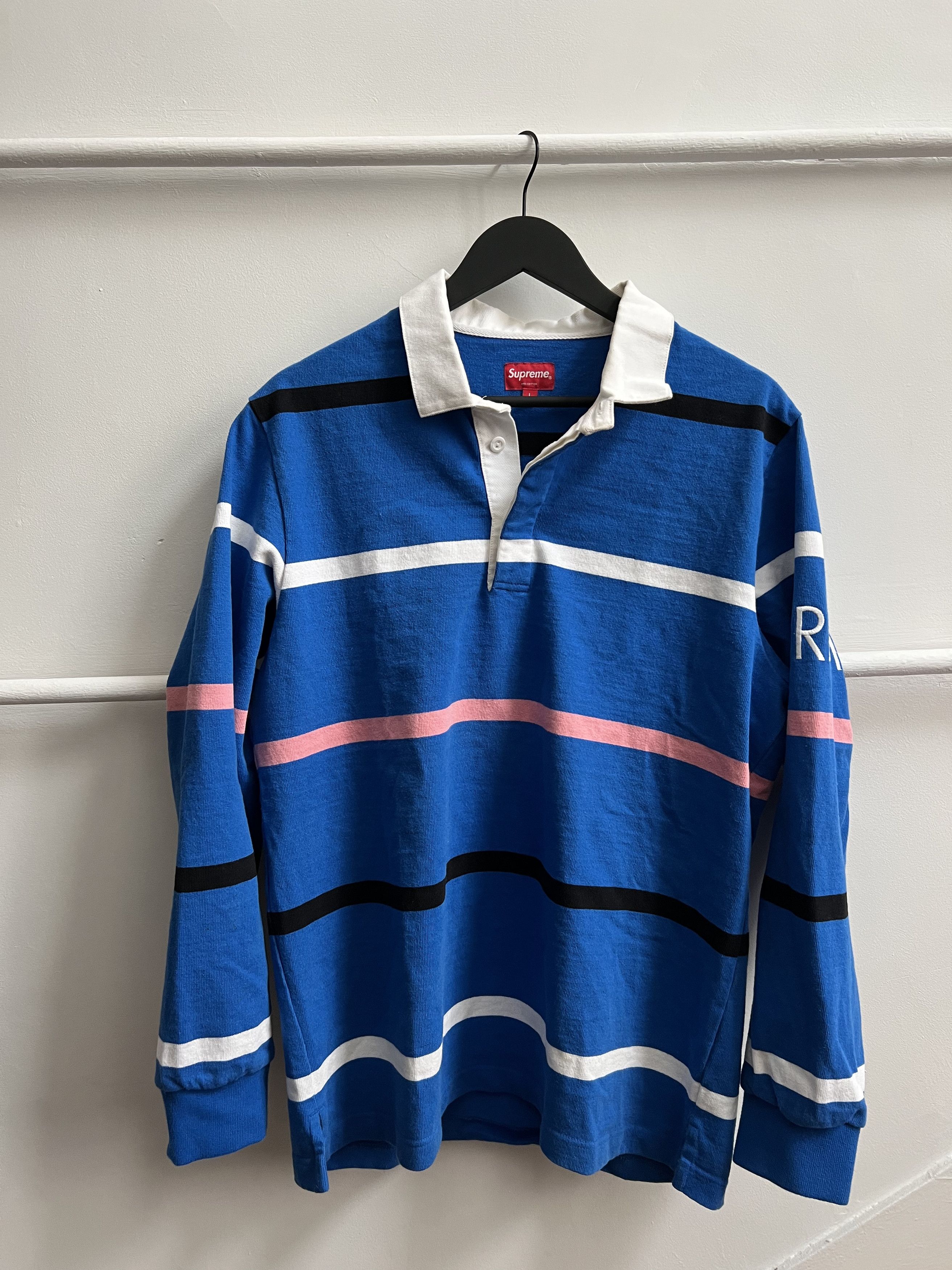 Supreme Striped Rugby | Grailed