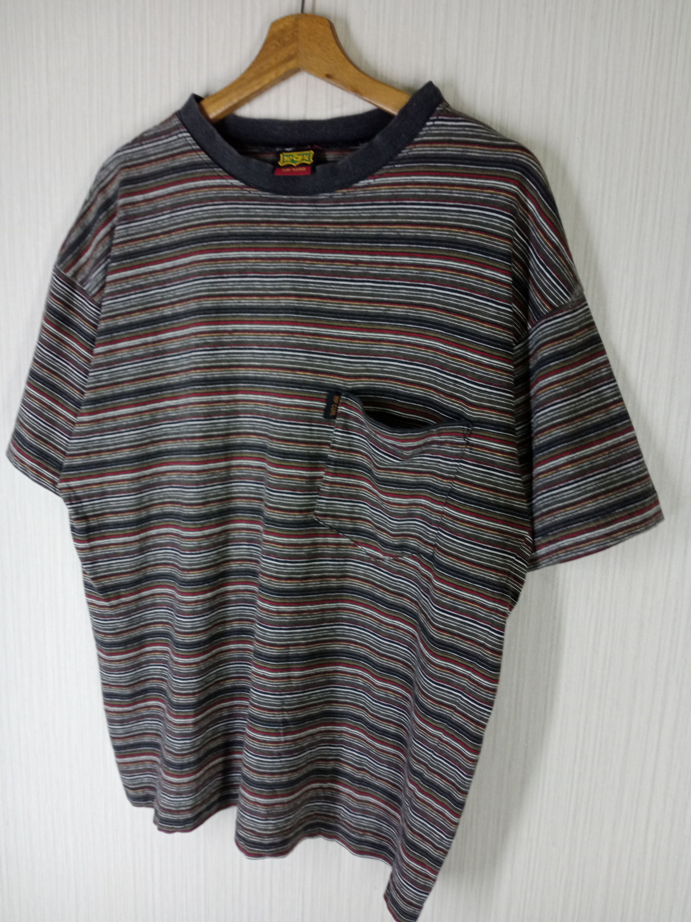 Ripcurl Rare Vintage 90s Ripcurl Striped Tshirt Size US L / EU 52-54 / 3 - 7 Thumbnail