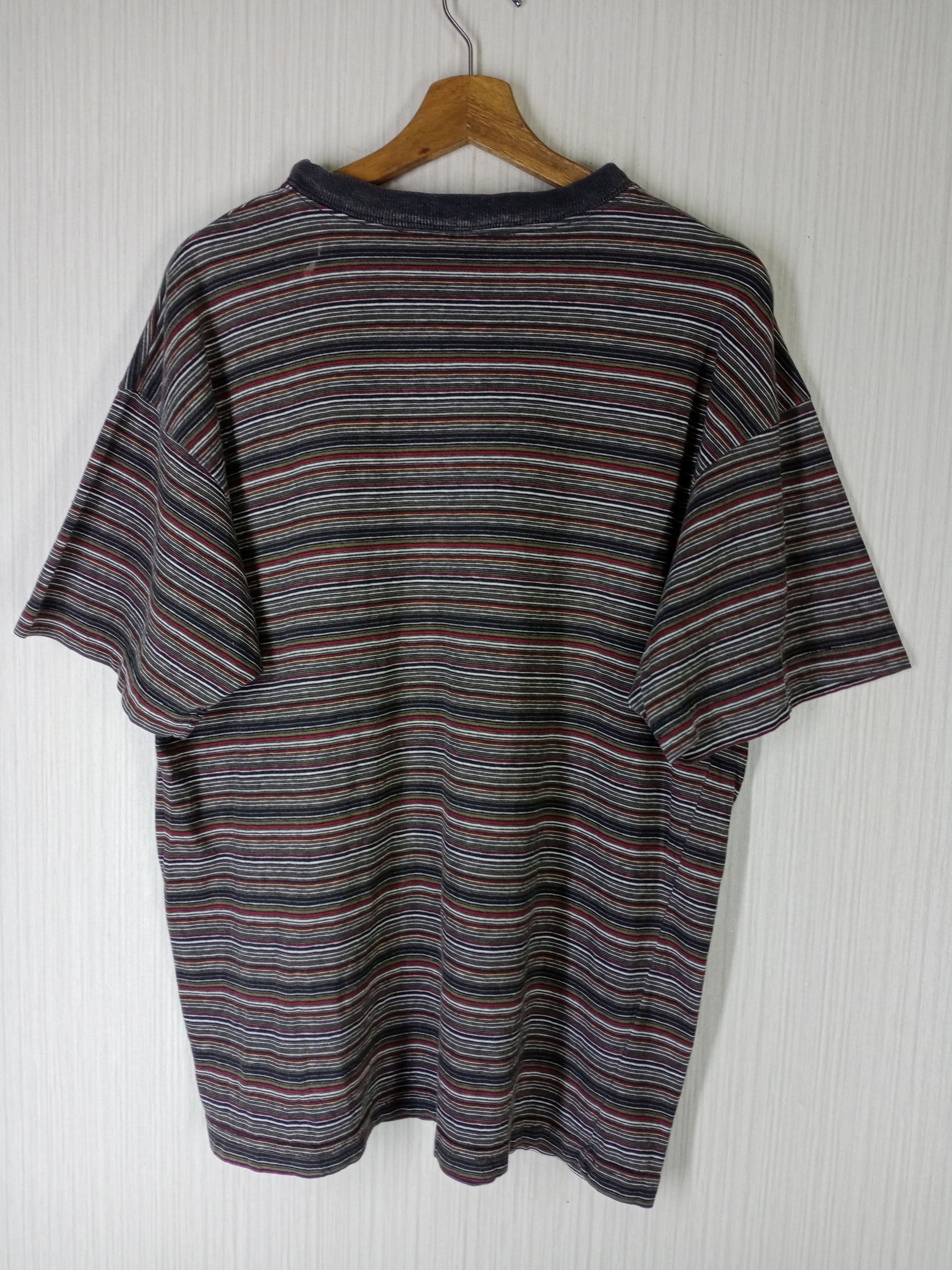 Ripcurl Rare Vintage 90s Ripcurl Striped Tshirt Size US L / EU 52-54 / 3 - 3 Thumbnail