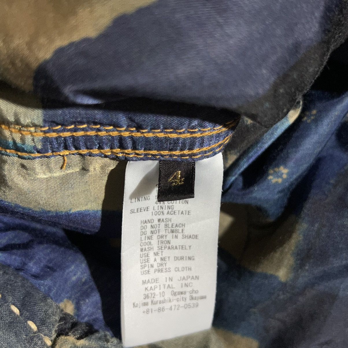 Kapital × Kapital Kountry Kapital Kountry BORO SPRING 1ST Denim Jacket Size US XL / EU 56 / 4 - 6 Thumbnail
