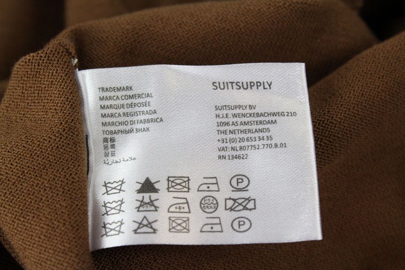 Suitsupply LARGE Long Sleeve Button-Up Sweater V-Neck Jumper 33066 Size US L / EU 52-54 / 3 - 5 Thumbnail