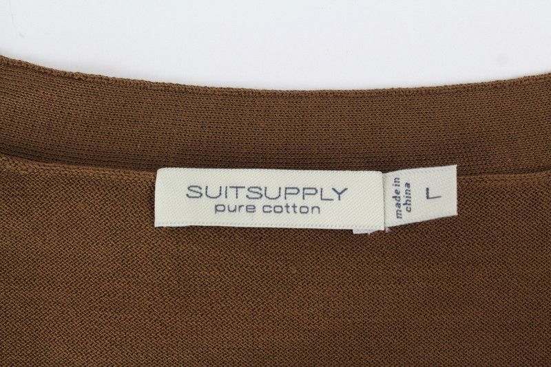 Suitsupply LARGE Long Sleeve Button-Up Sweater V-Neck Jumper 33066 Size US L / EU 52-54 / 3 - 4 Thumbnail